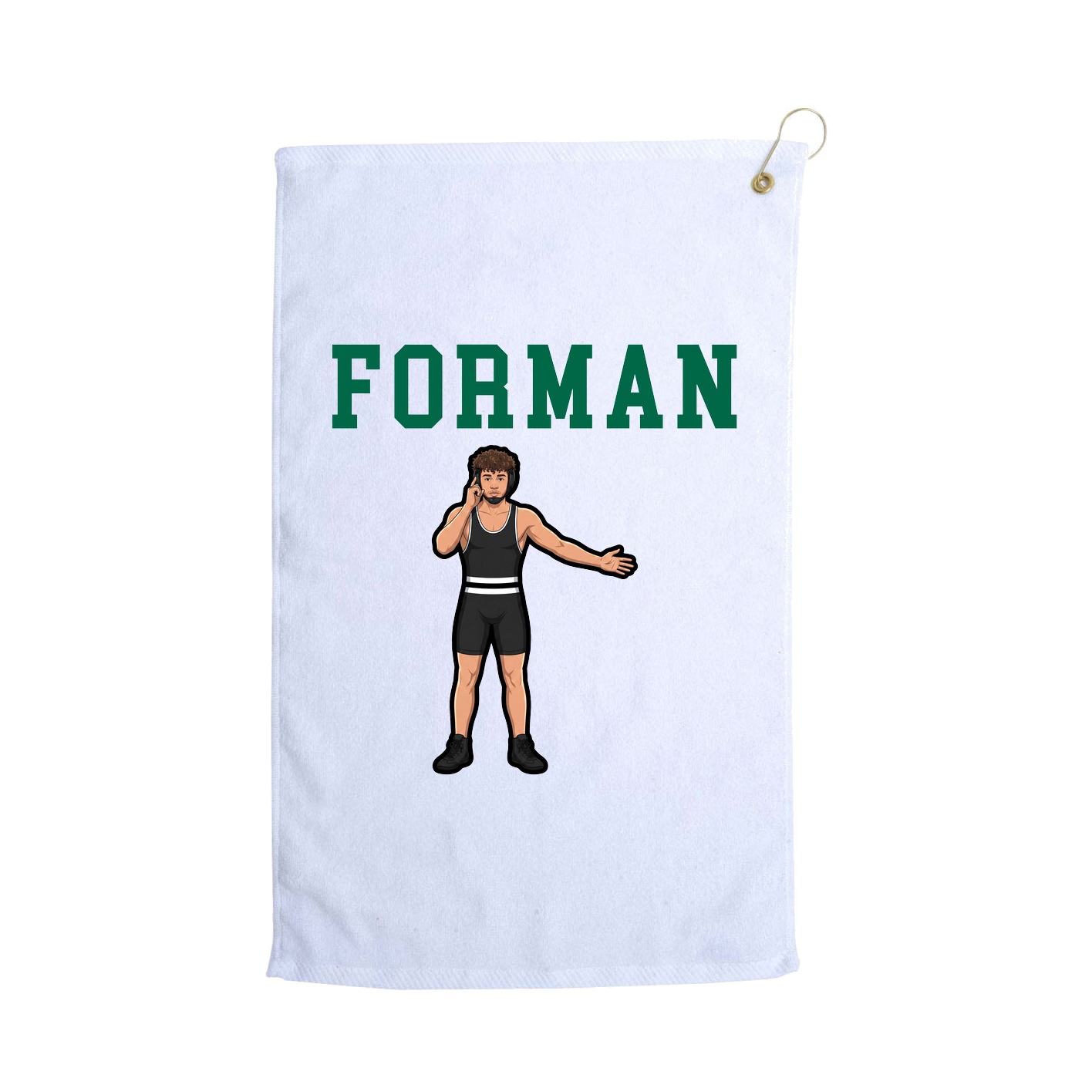 Golf Towel — Shirsey in White