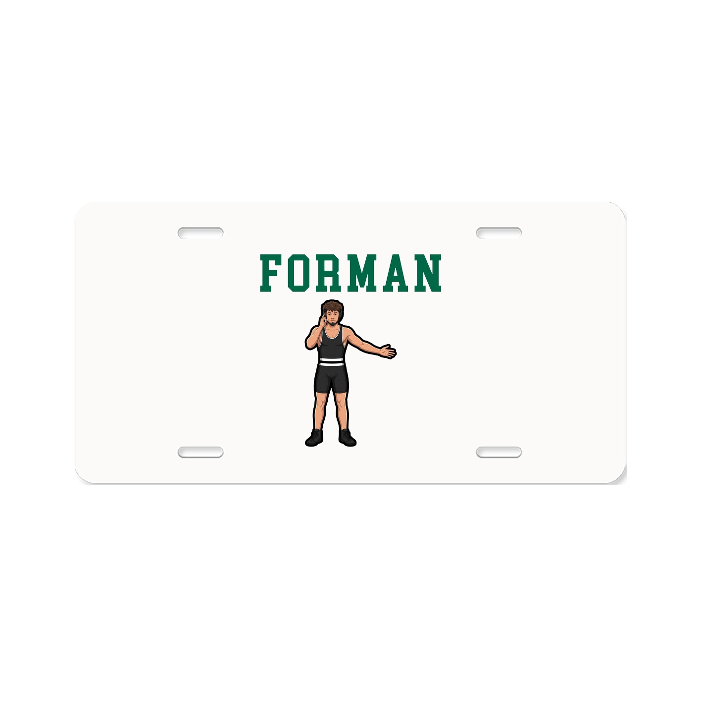 License Plate — Shirsey in Classic