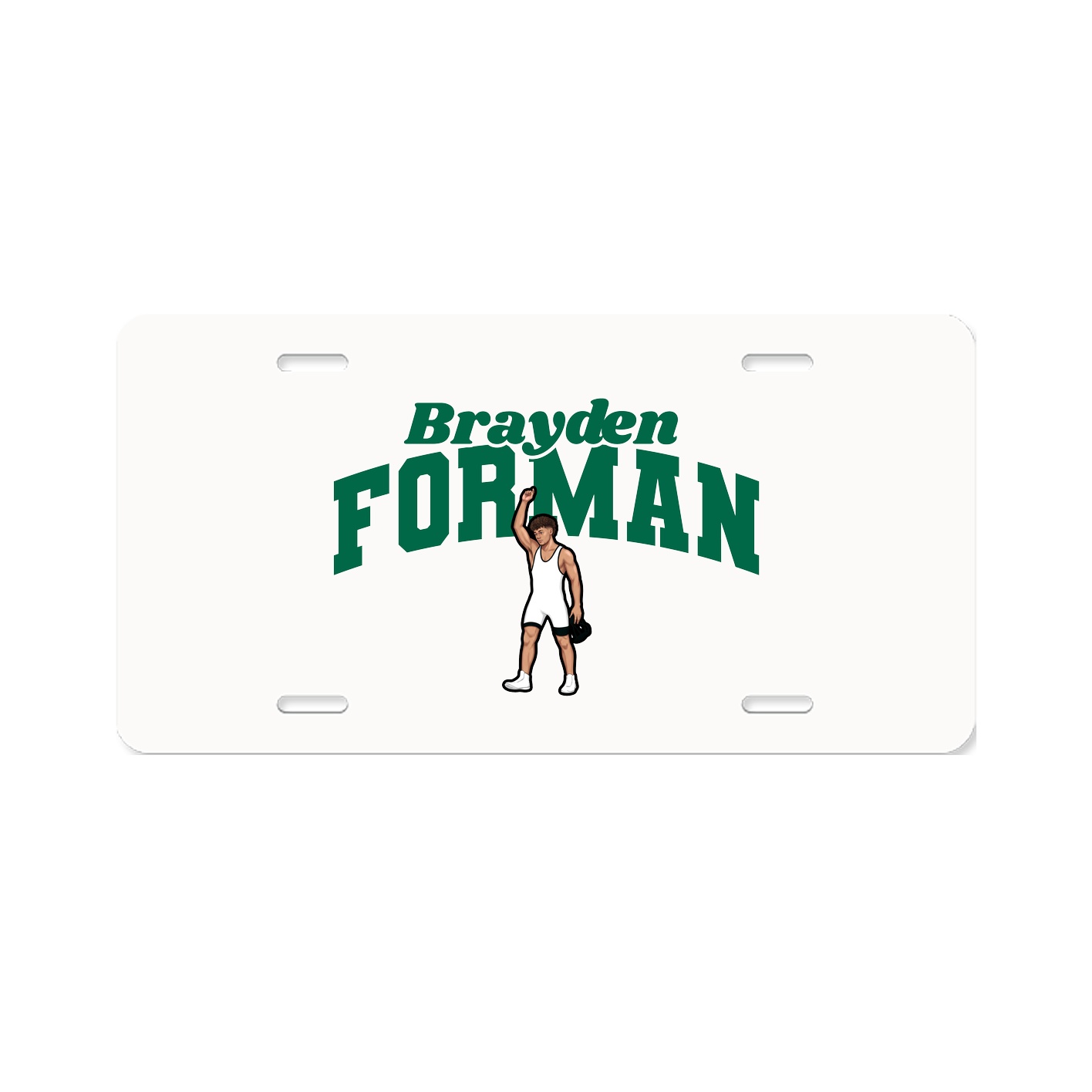 License Plate — Signature Arch in Classic