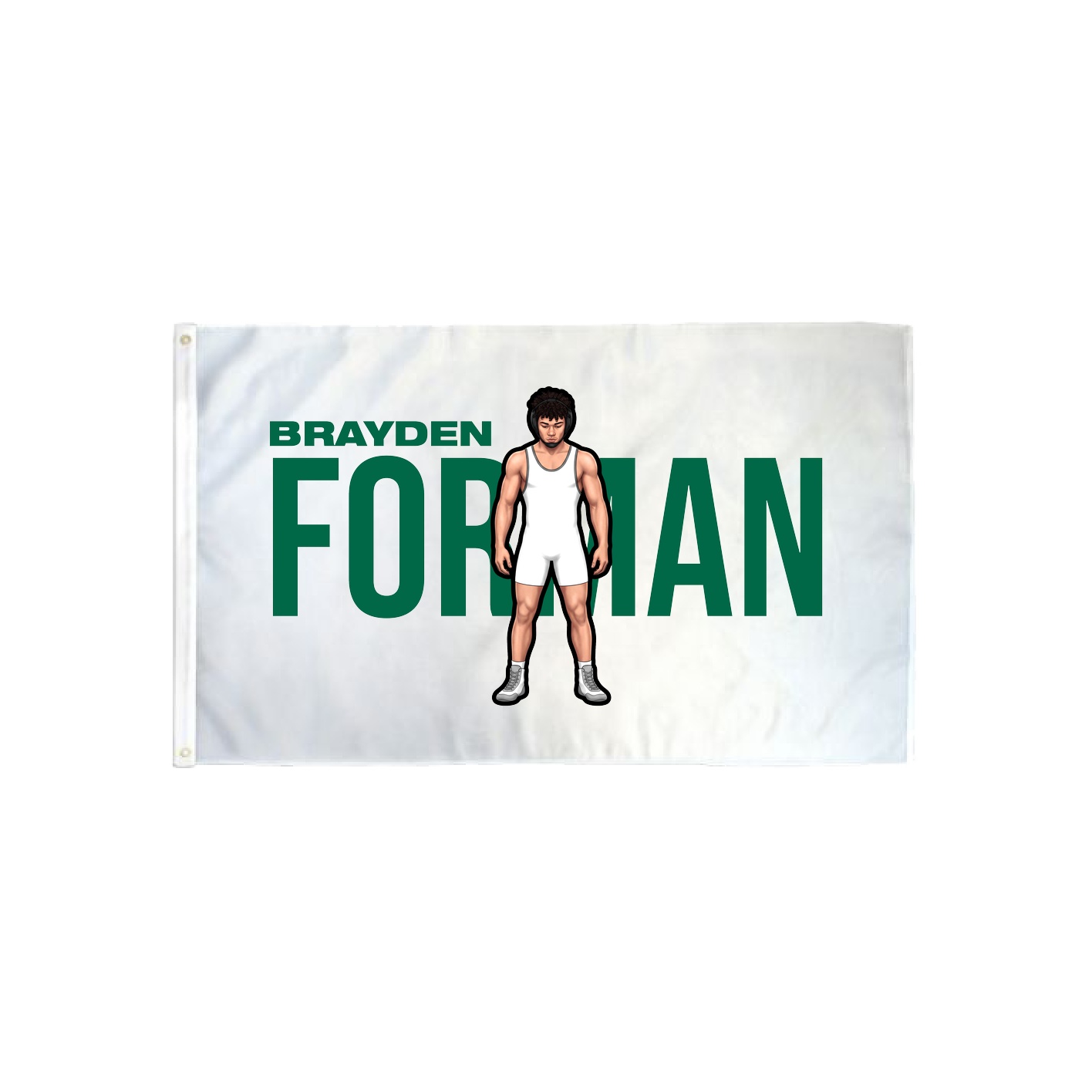 3x5 Flag — Player Name in Classic