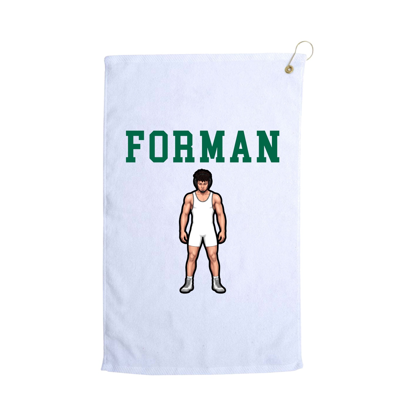 Golf Towel — Shirsey in White