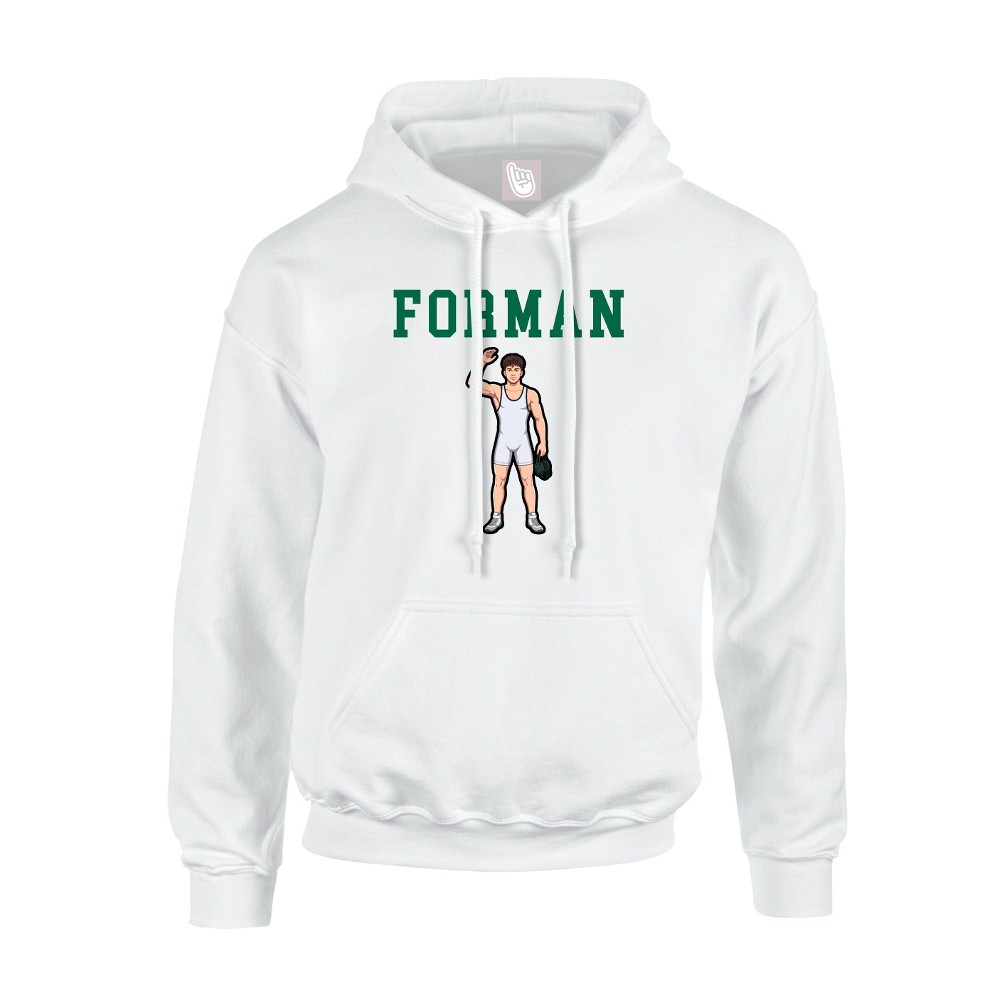 Hoodie — Shirsey in White