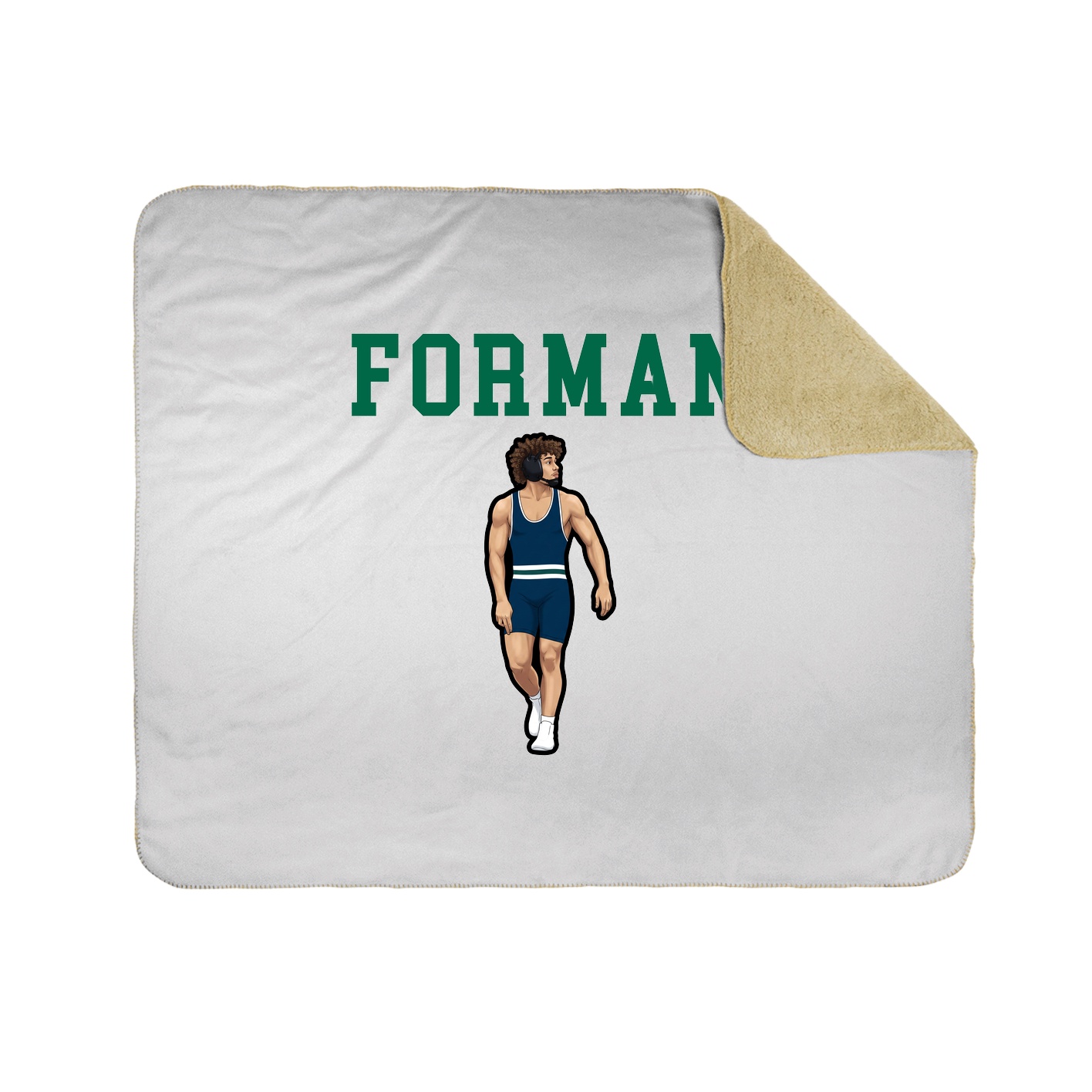 Throw Blanket — Shirsey in White
