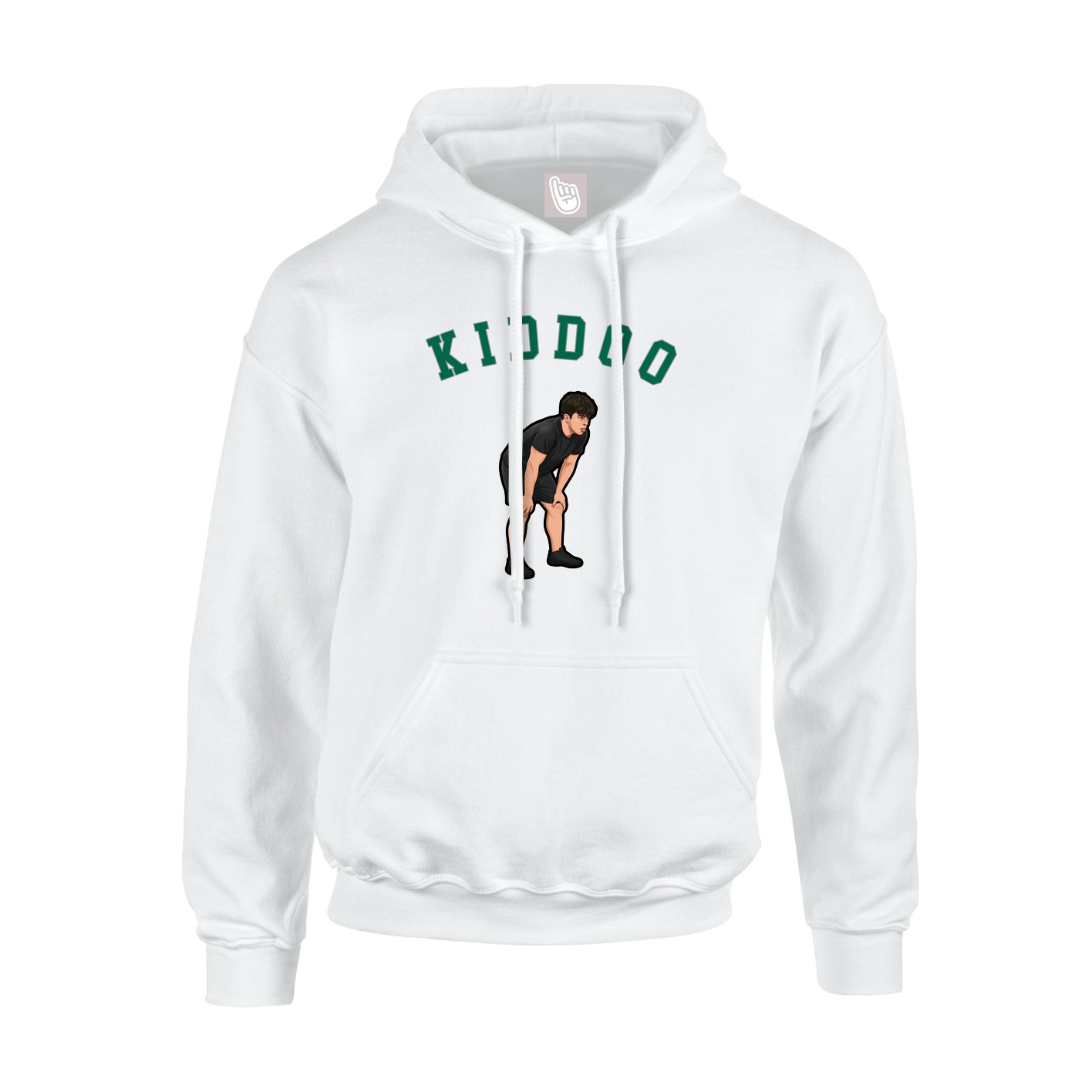 Youth Hoodie — Shirsey Arch in White