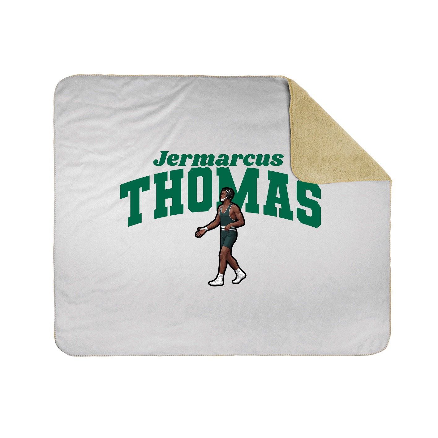Throw Blanket — Signature Arch in White