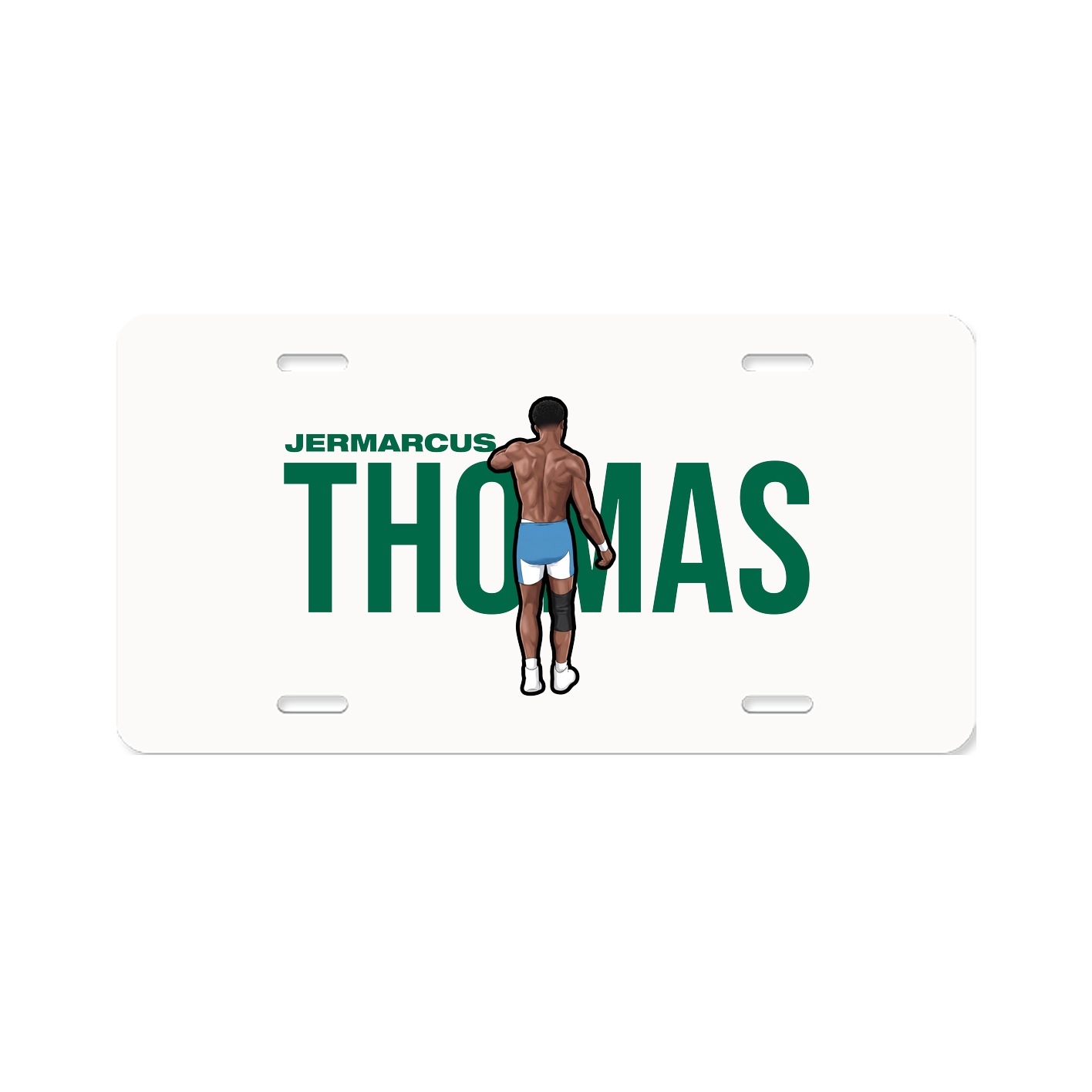 License Plate — Player Name in Classic