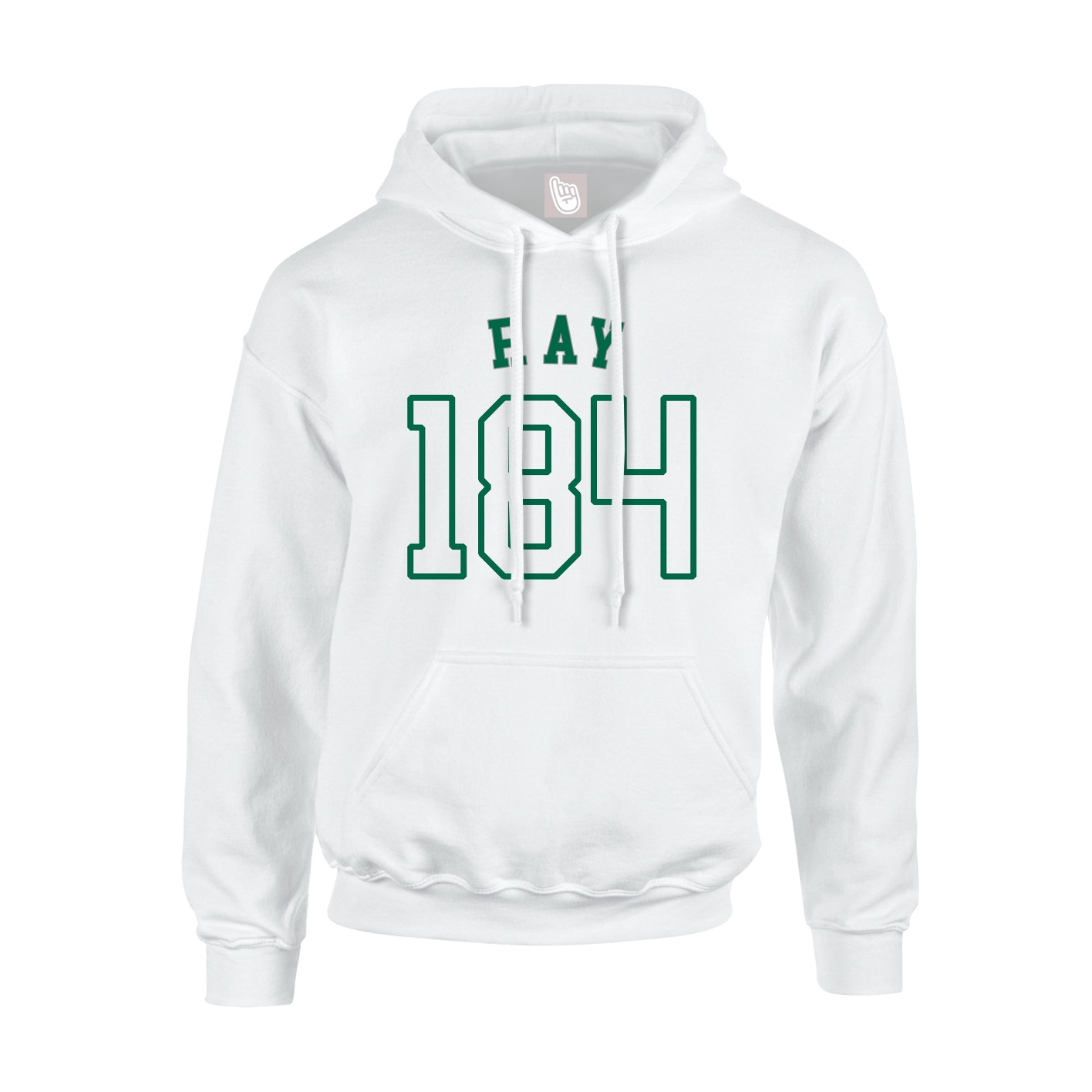Youth Hoodie — Shirsey Arch in White