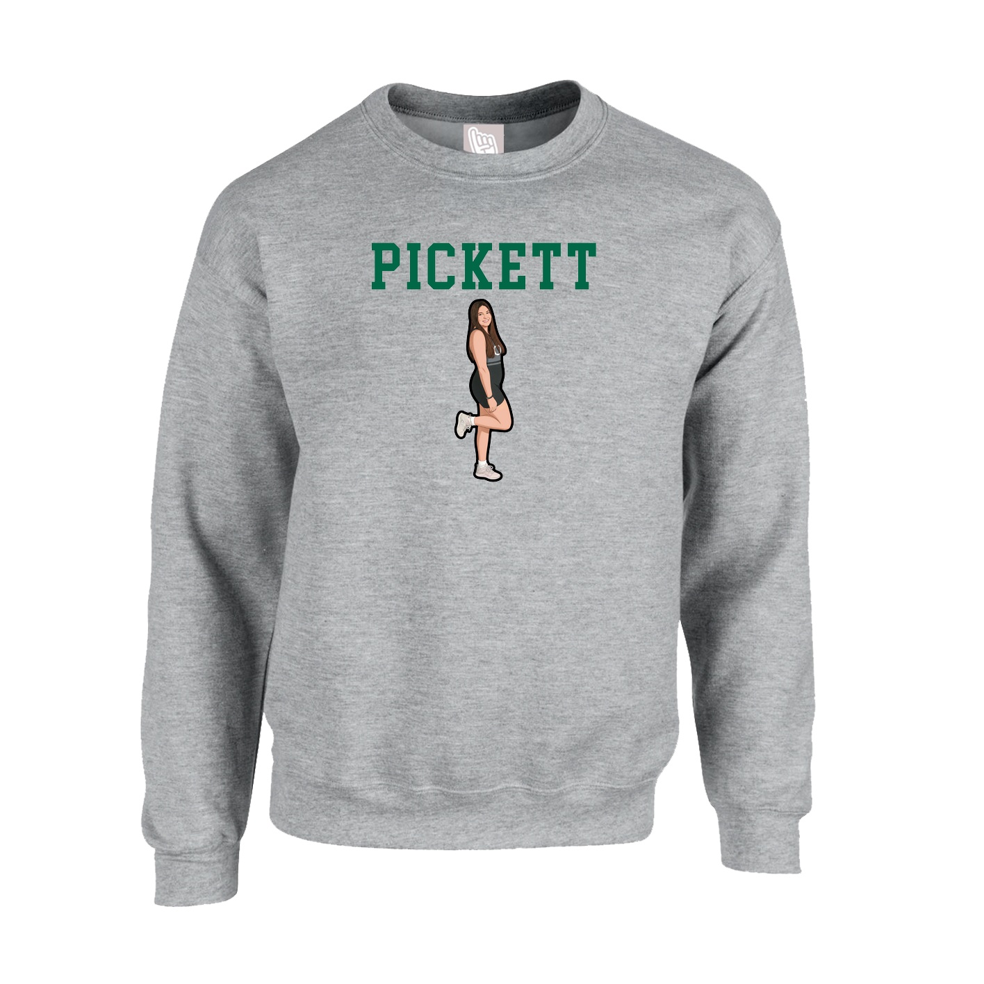 Fleece Crew — Shirsey in Grey