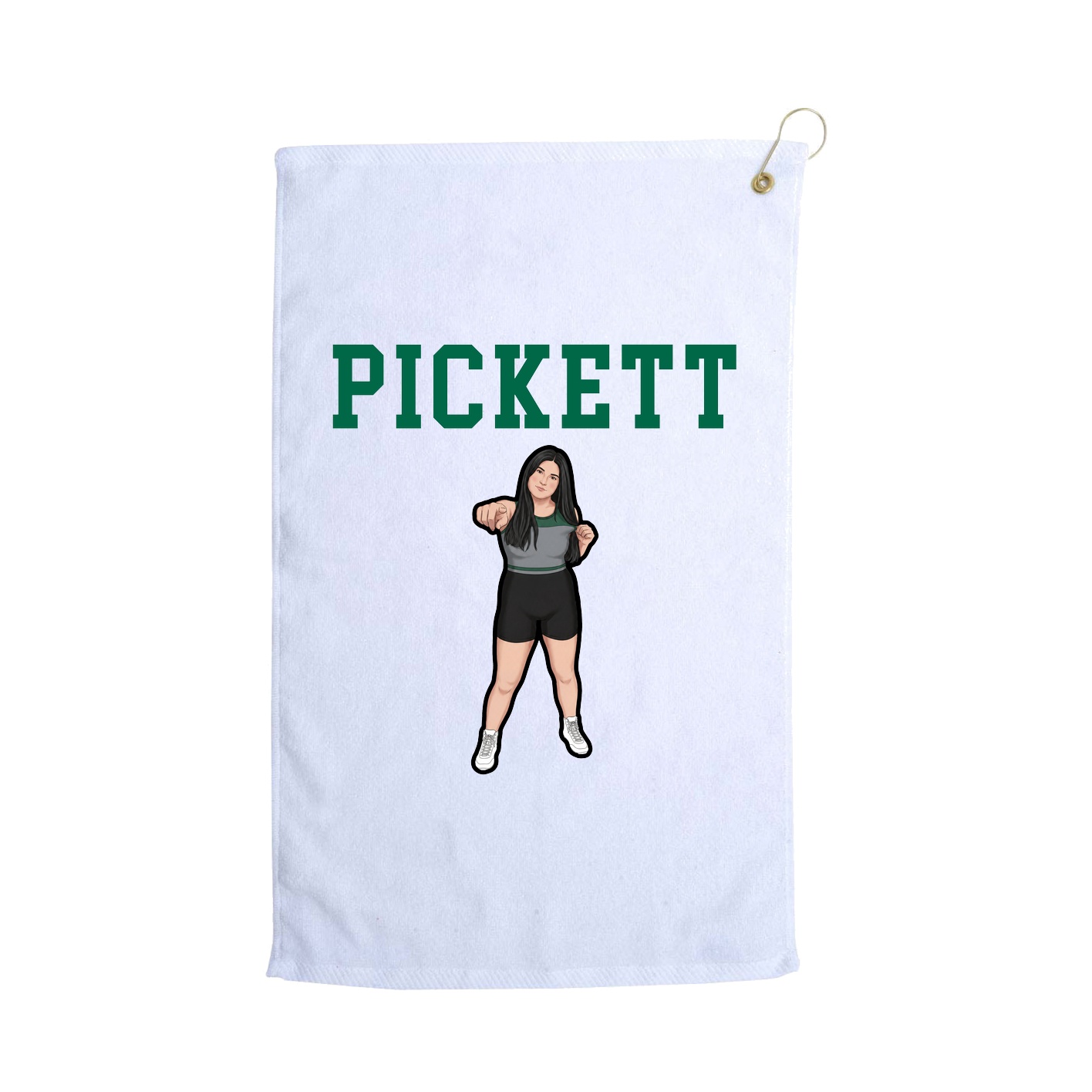 Golf Towel — Shirsey in White
