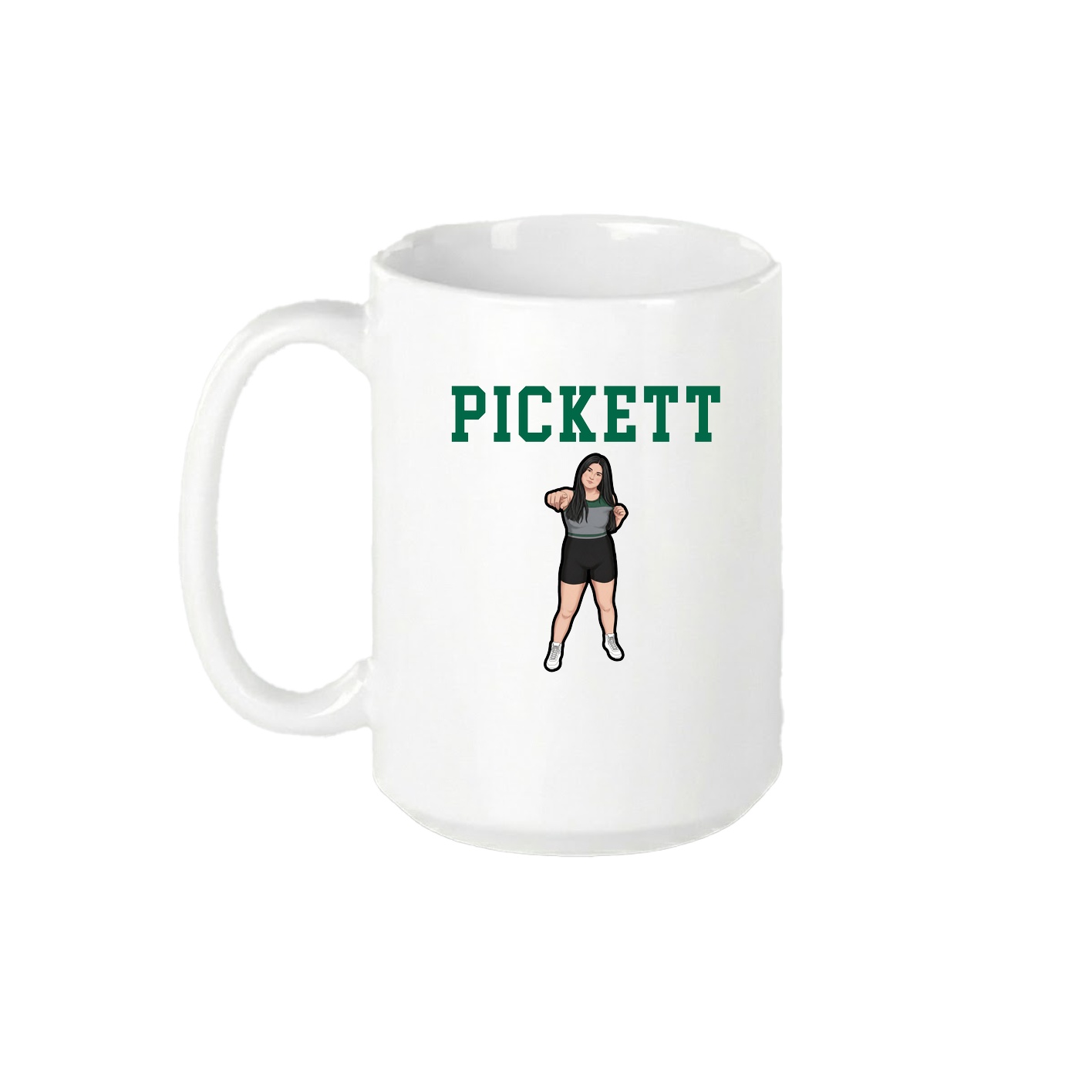 15oz Coffee Mug — Shirsey in White
