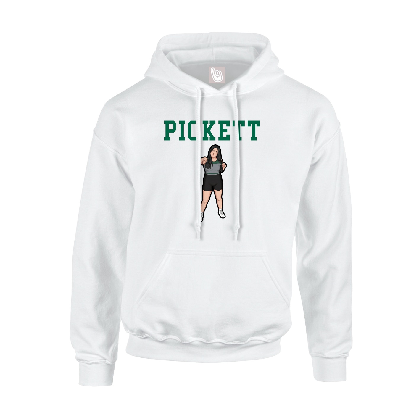 Hoodie — Shirsey in White