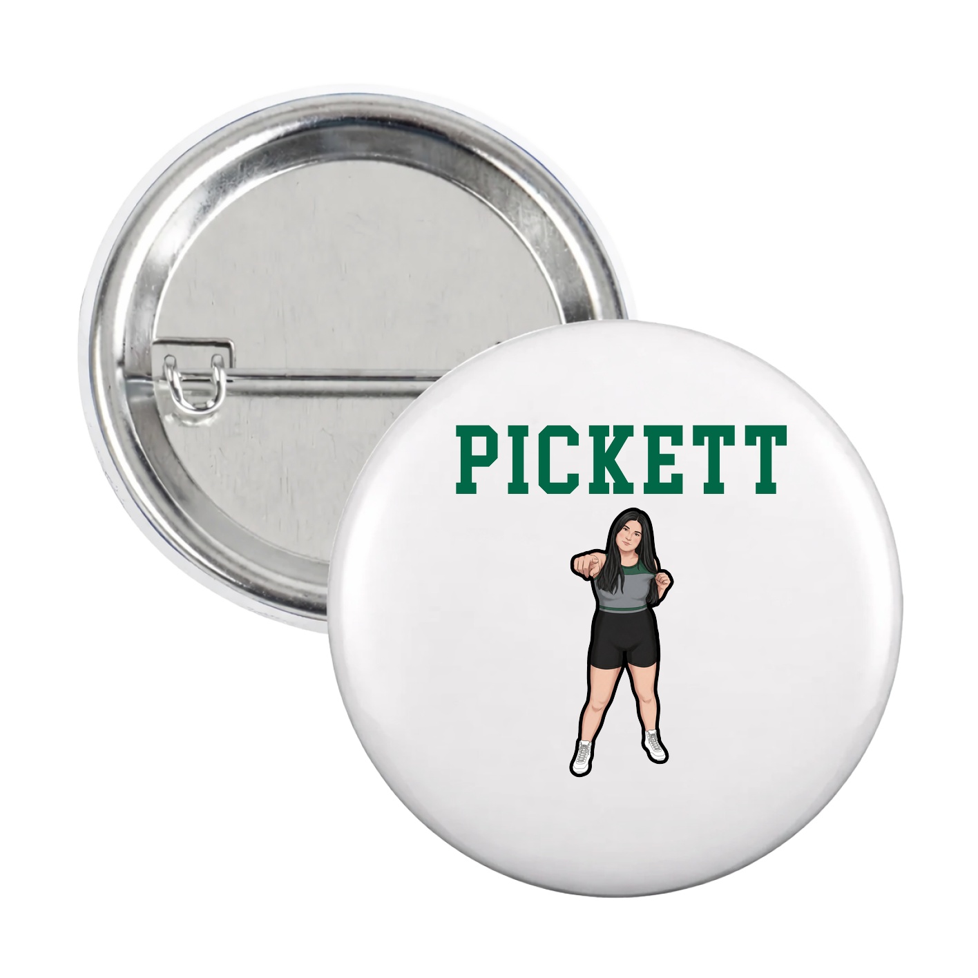 Game Day Button — Shirsey in White