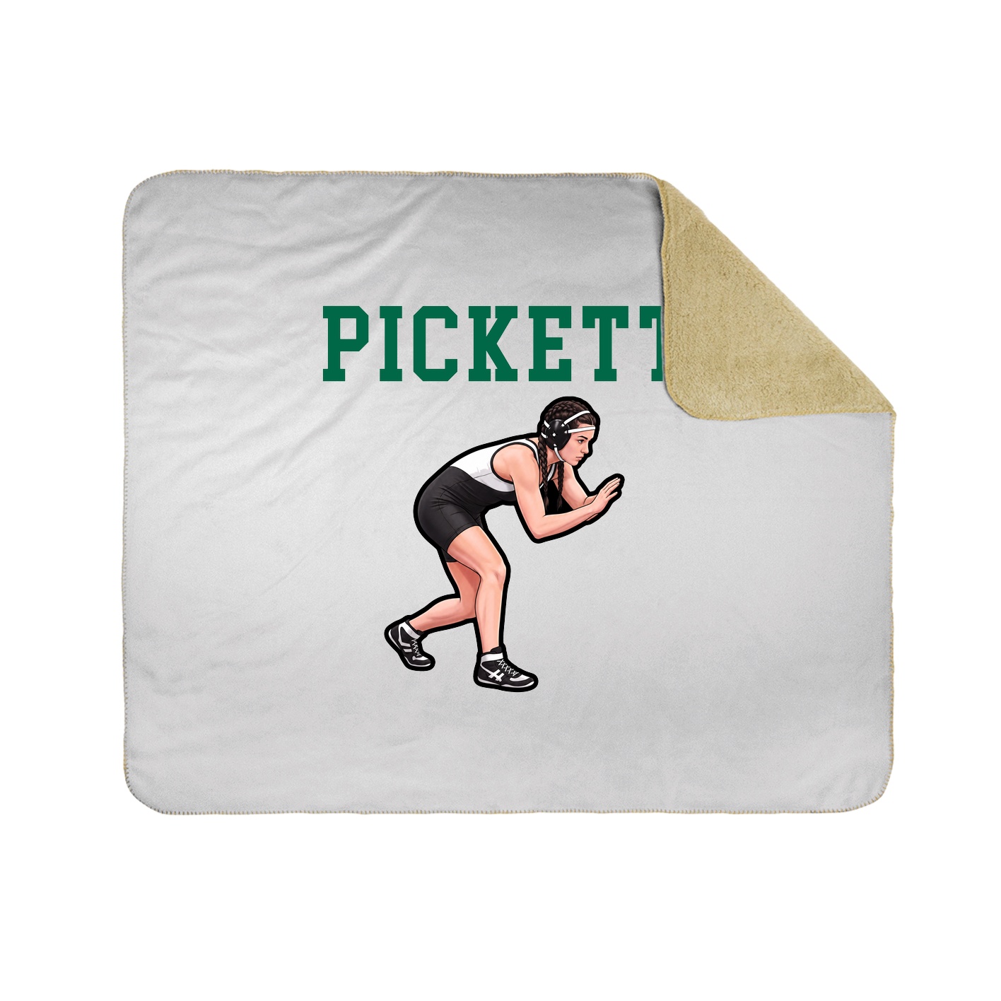 Throw Blanket — Shirsey in White