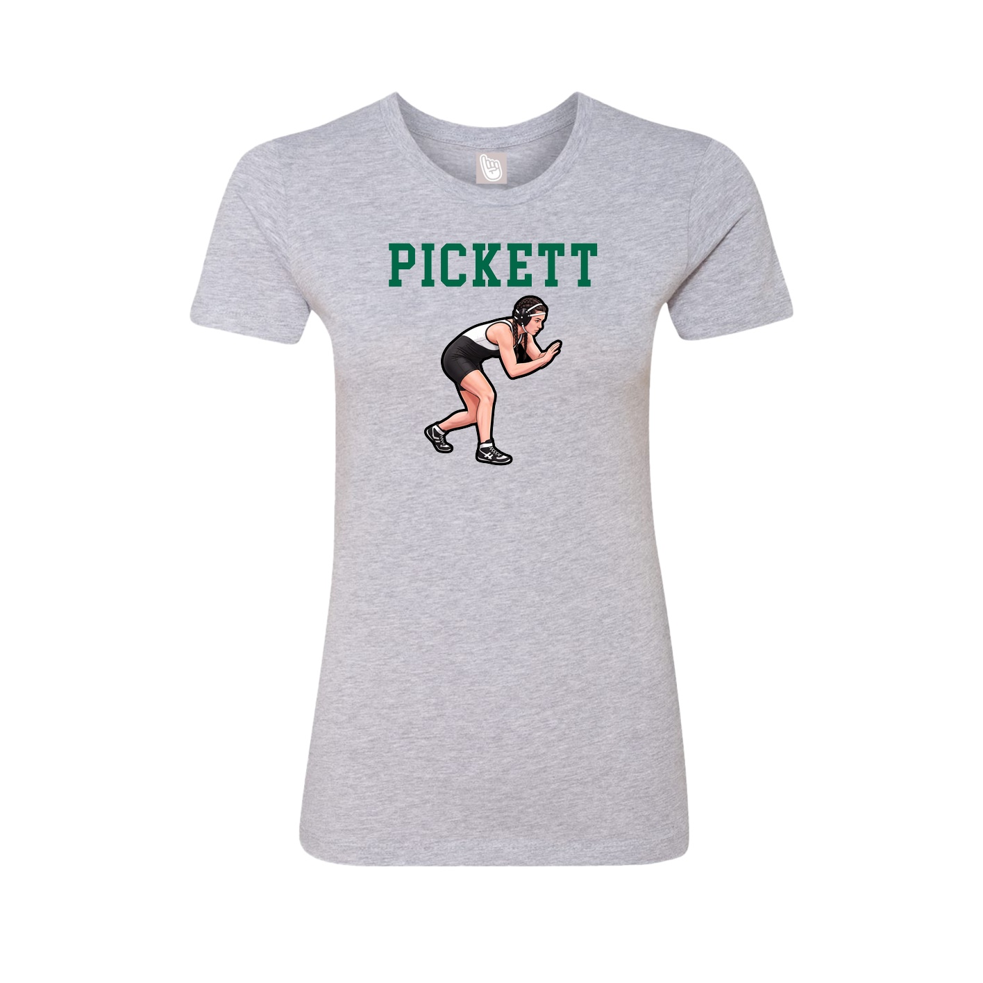 Fitted Women's Tee — Shirsey in Grey