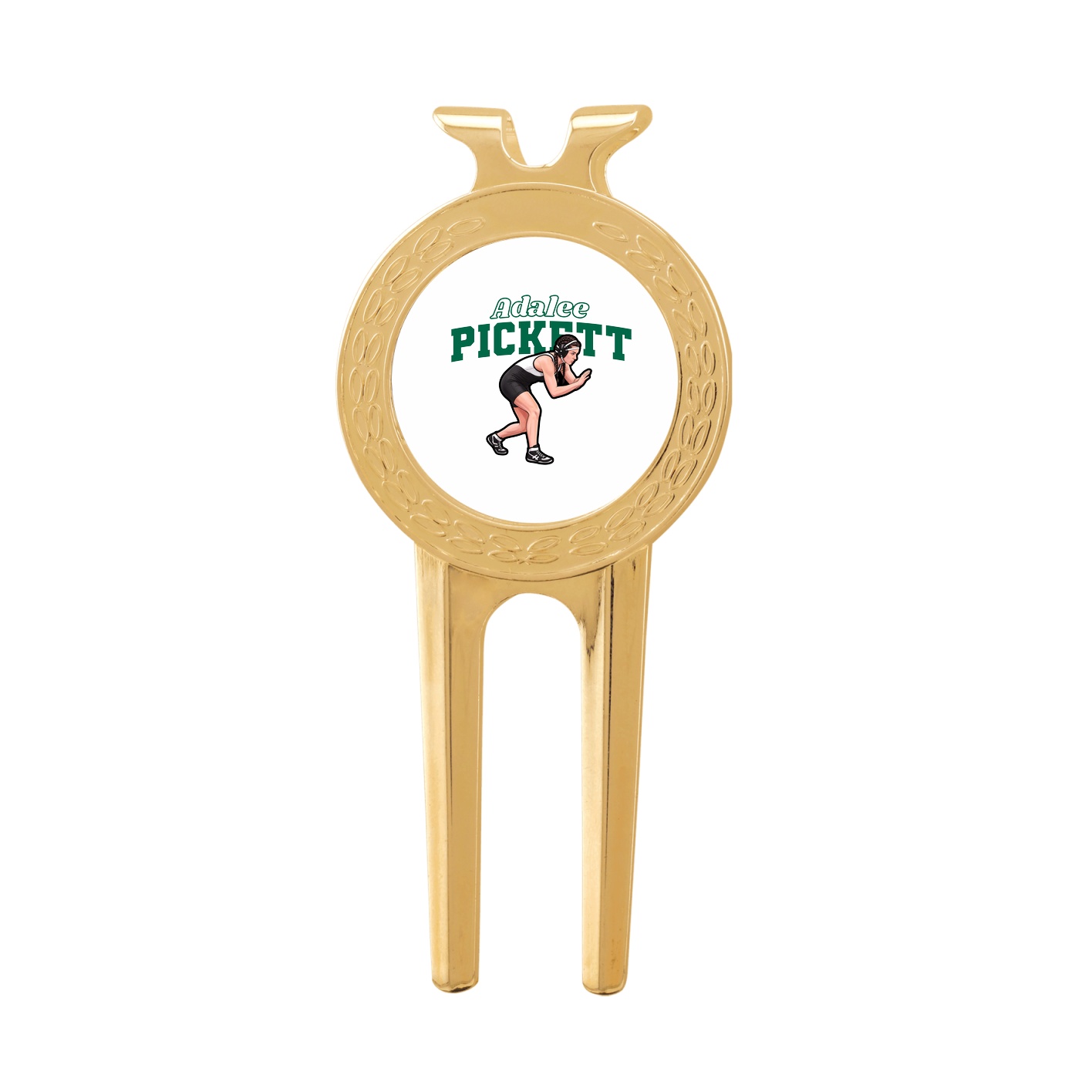 Divot Tool with Ball Marker — Name Arch in Classic