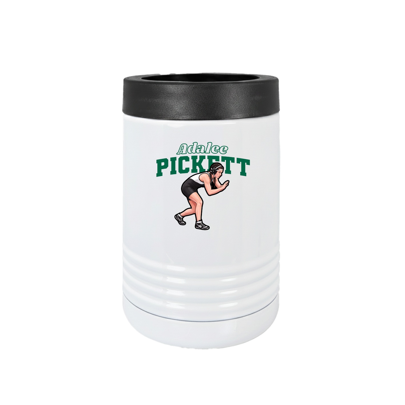 Beverage Holder — Name Arch in White