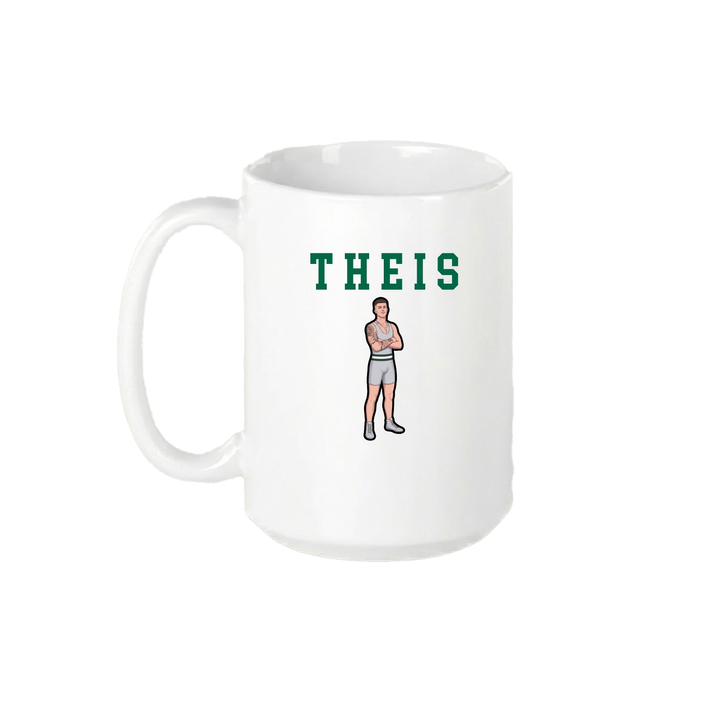 15oz Coffee Mug — Shirsey in White
