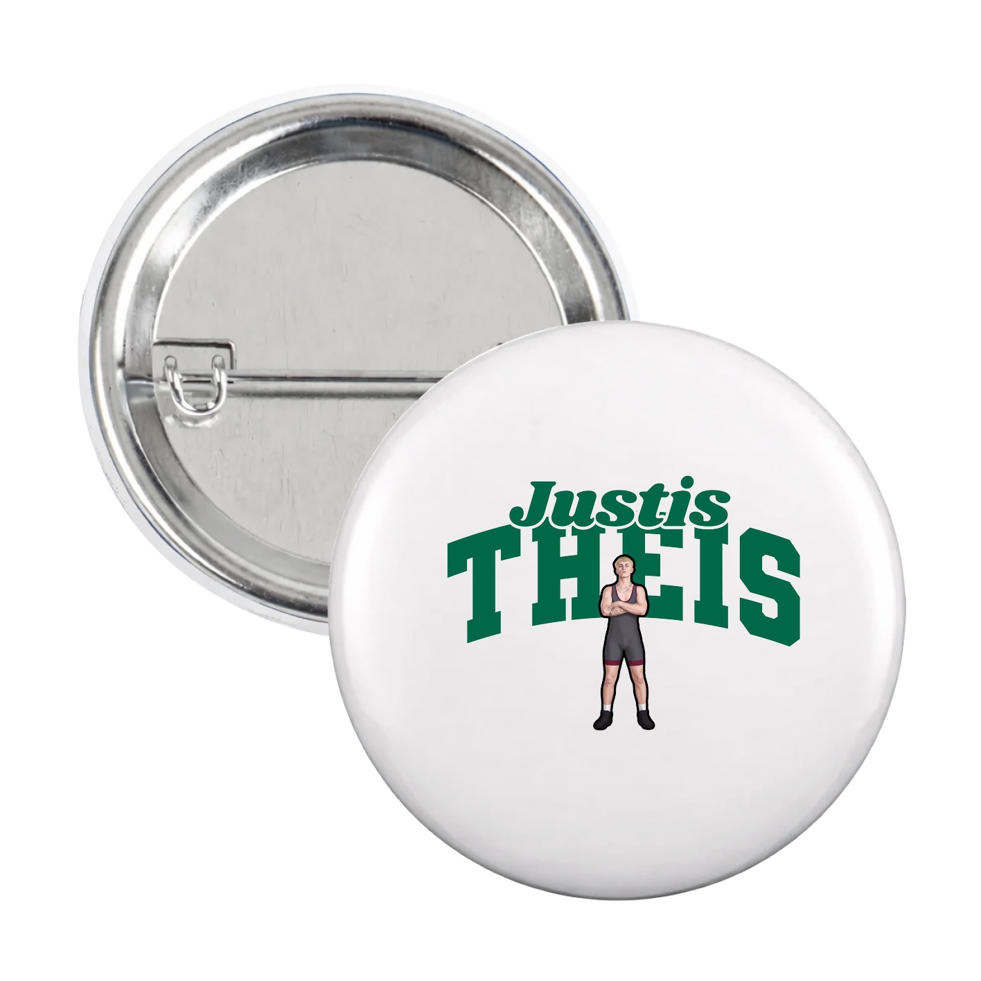 Game Day Button — Signature Arch in White