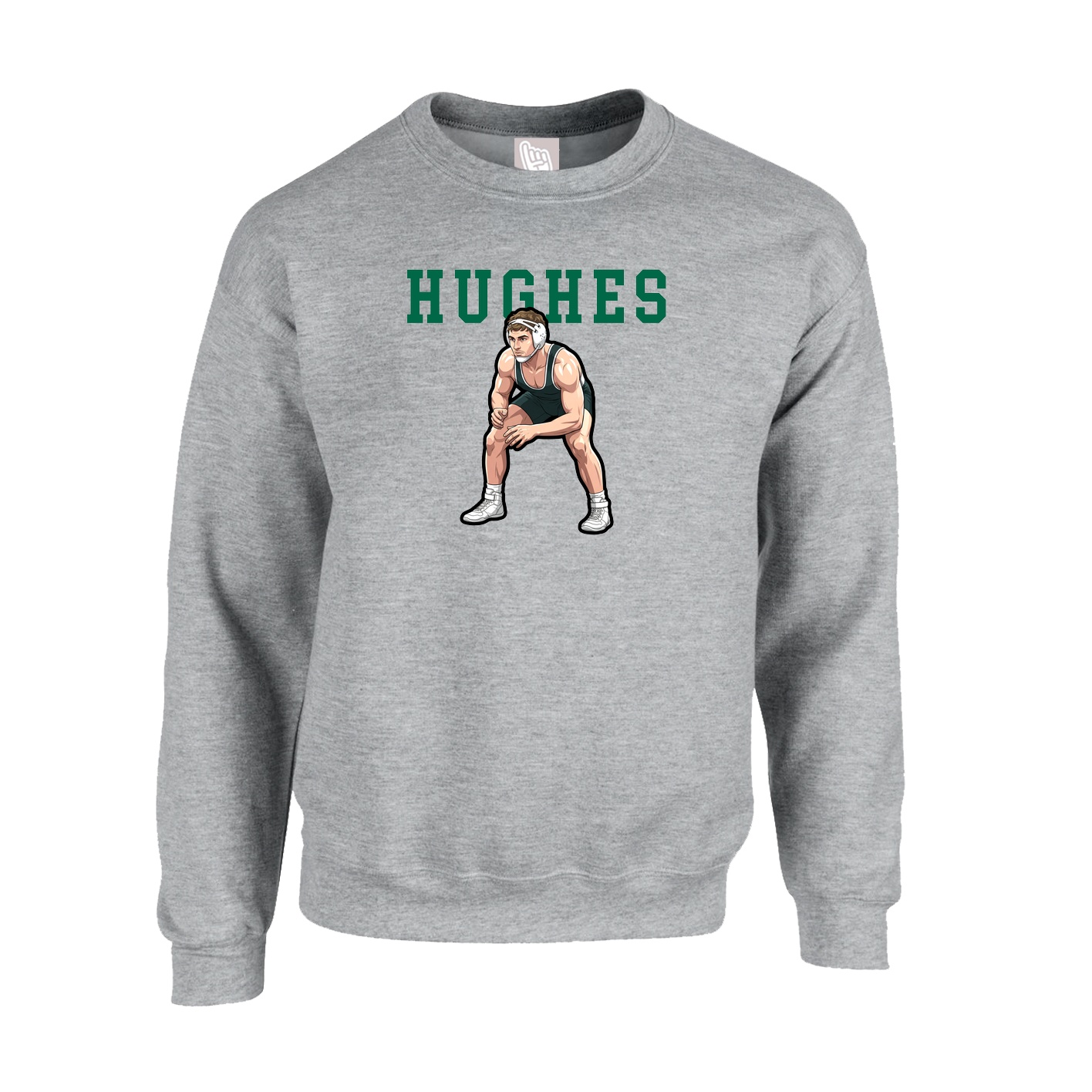 Fleece Crew — Shirsey in Grey