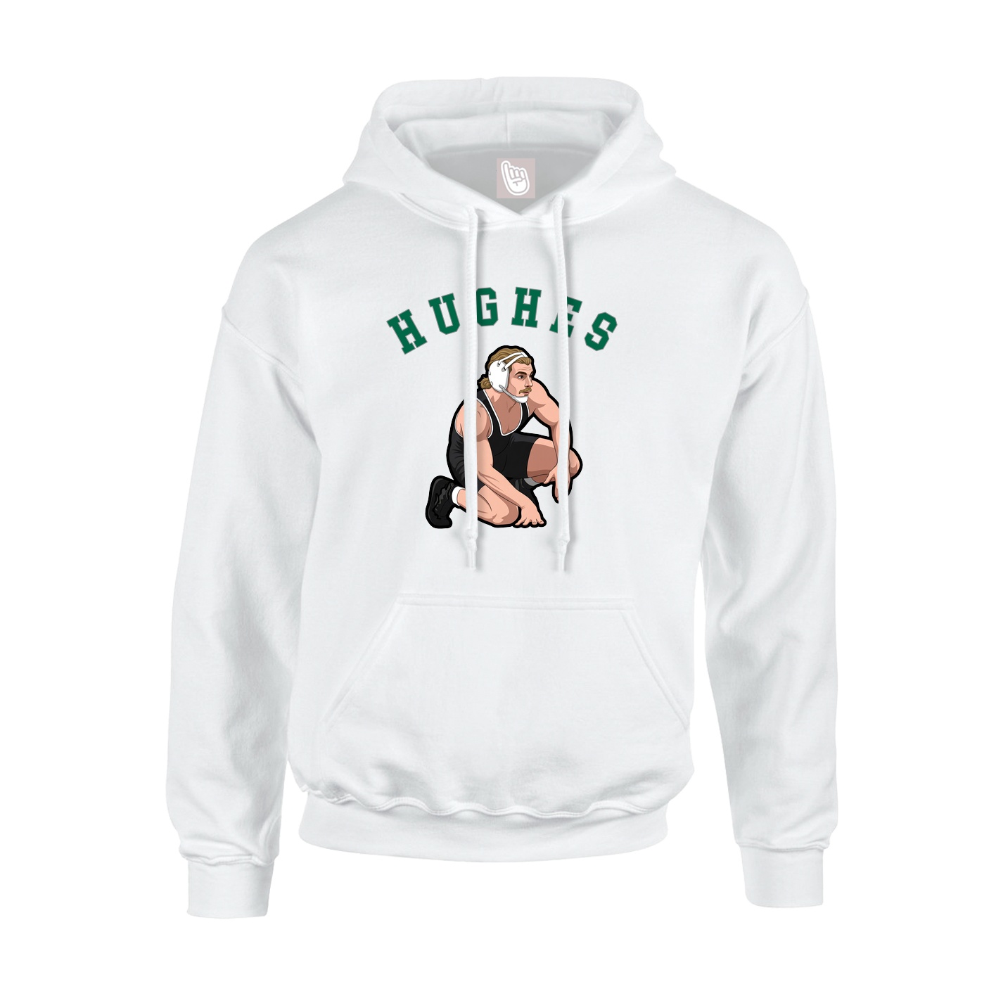 Youth Hoodie — Shirsey Arch in White