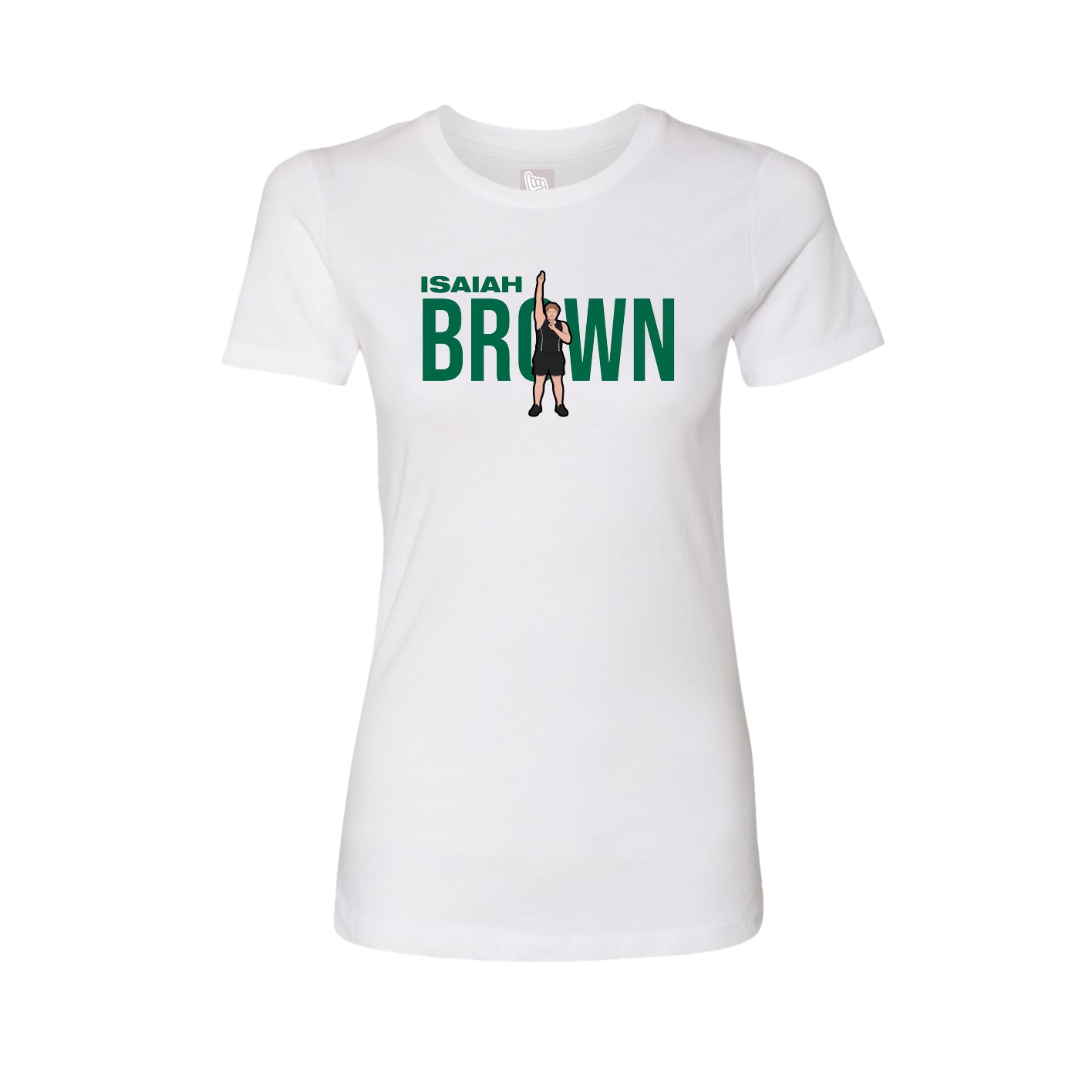 Womens Tee — Player Name in White