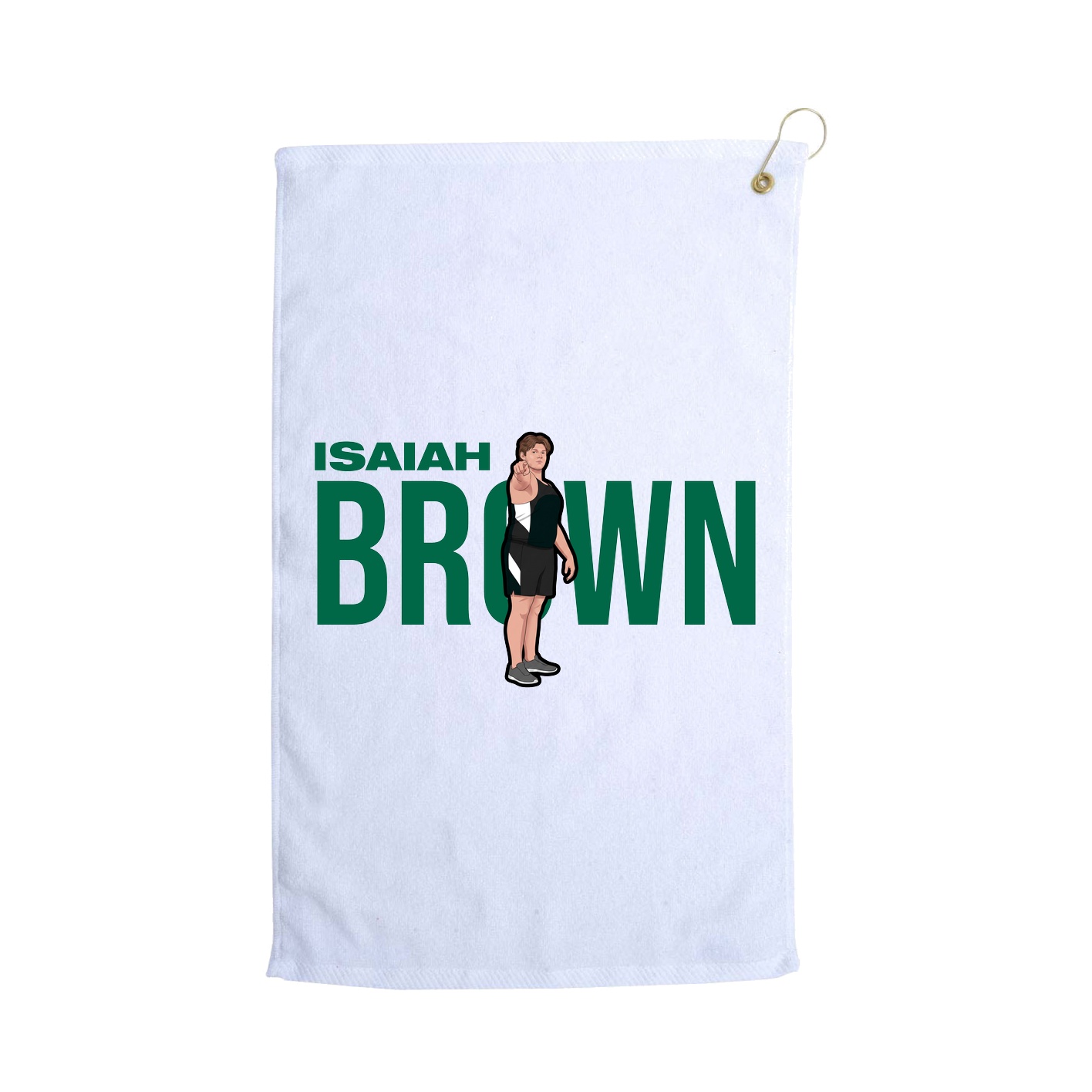 Golf Towel — Player Name in White