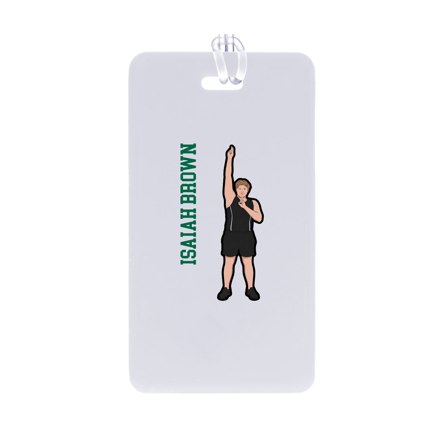 Bag Tag — Name Vertical in Classic