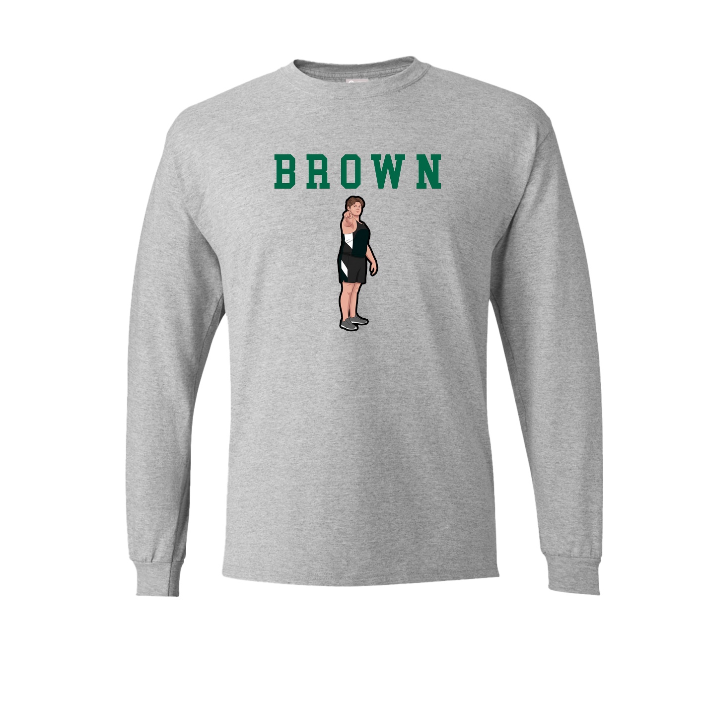Long Sleeve Tee — Shirsey in Grey