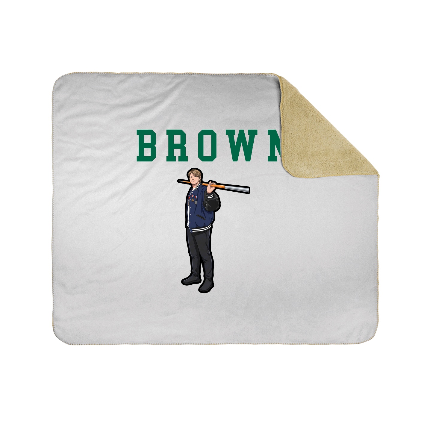 Throw Blanket — Shirsey in White