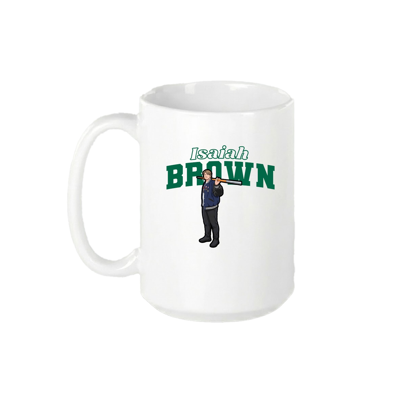15oz Coffee Mug — Name Arch in White