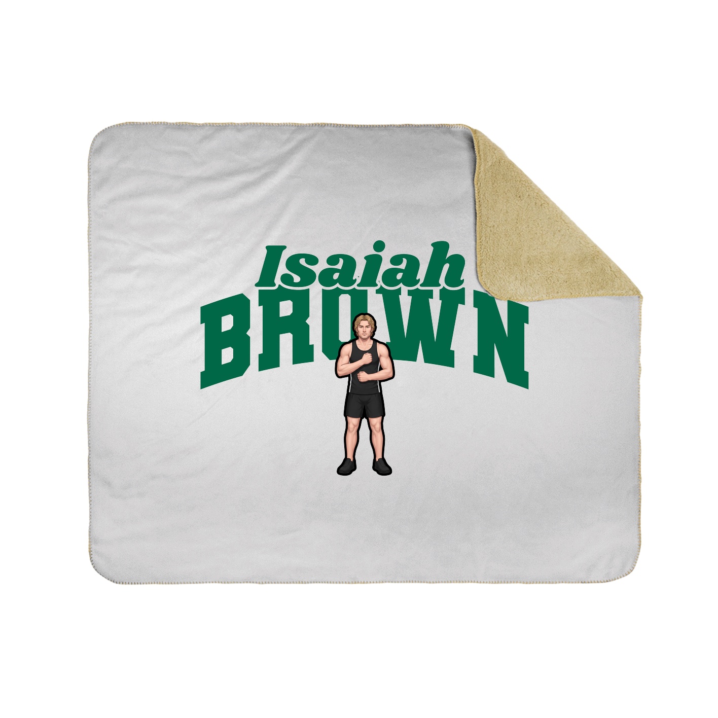Throw Blanket — Signature Arch in White