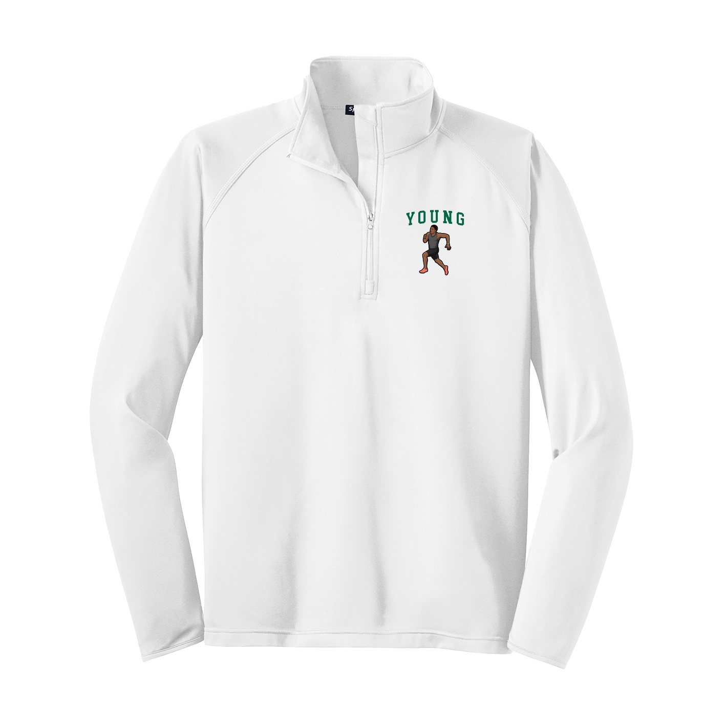 Q-Zip Pullover — Shirsey in White