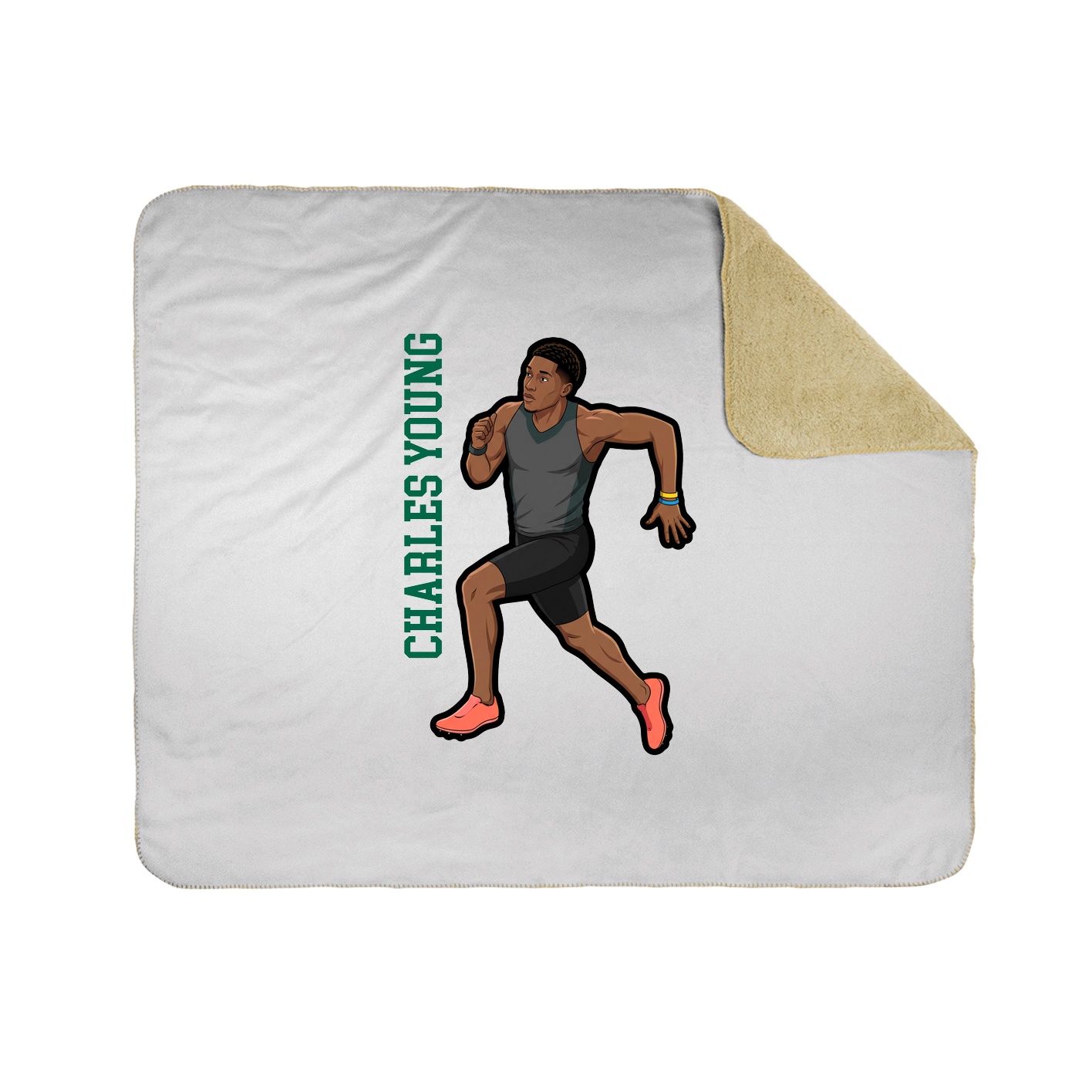 50x60 Sherpa Lined Throw Blanket