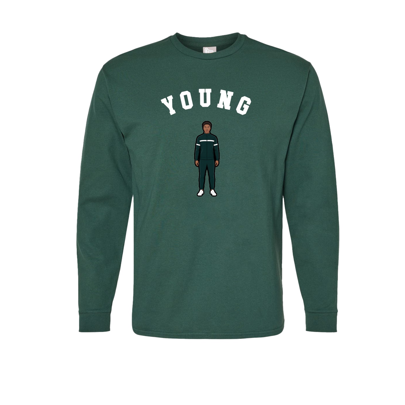 Long Sleeve Tee — Shirsey Arch in Green