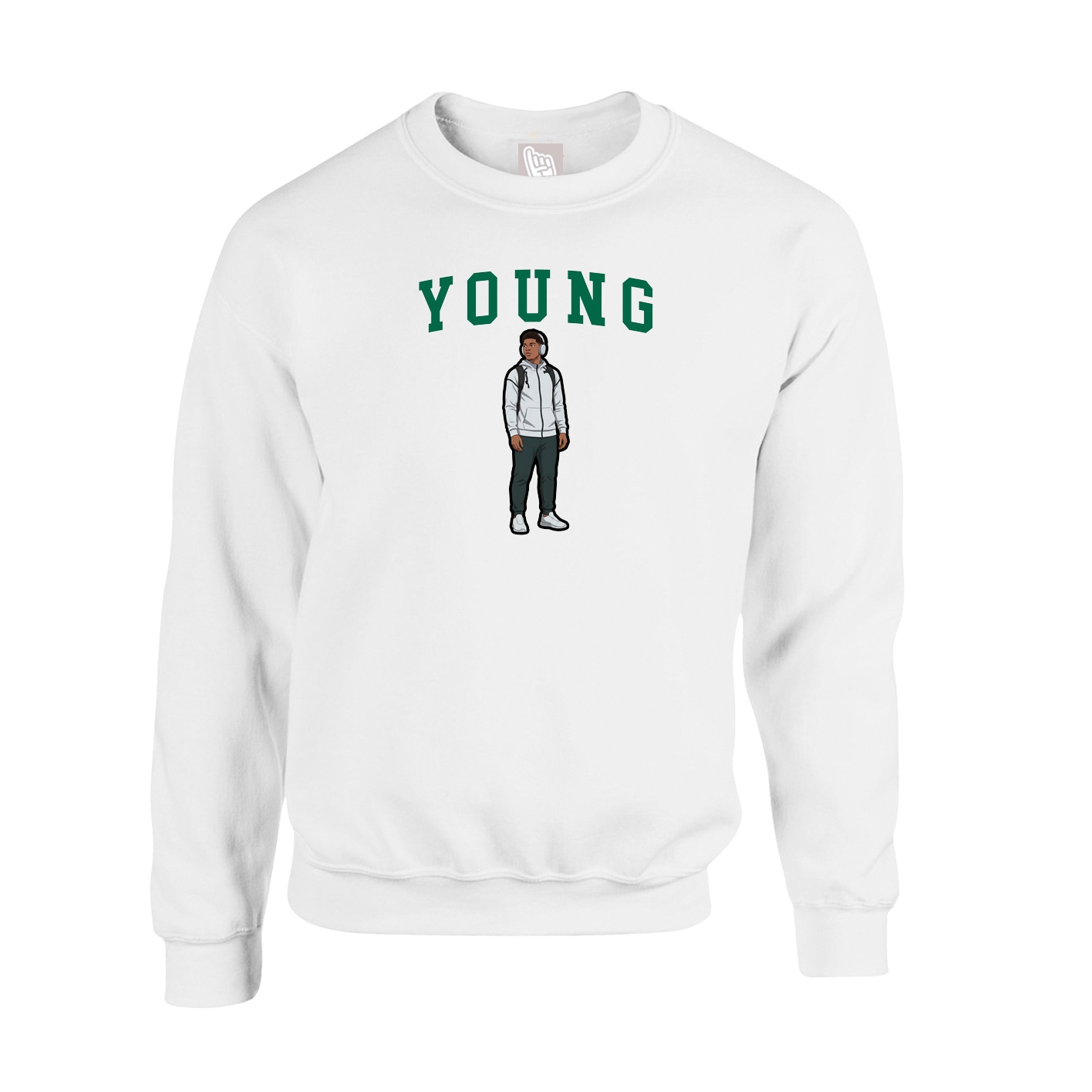 Fleece Crew — Shirsey in White
