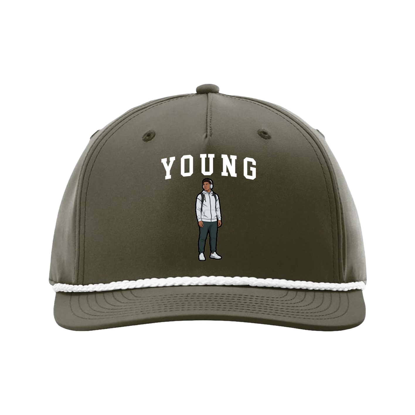 Five-Panel Classic Rope Cap — Shirsey in Green