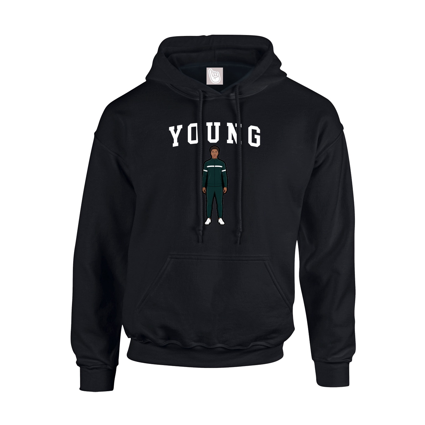 Youth Hoodie — Shirsey in Black
