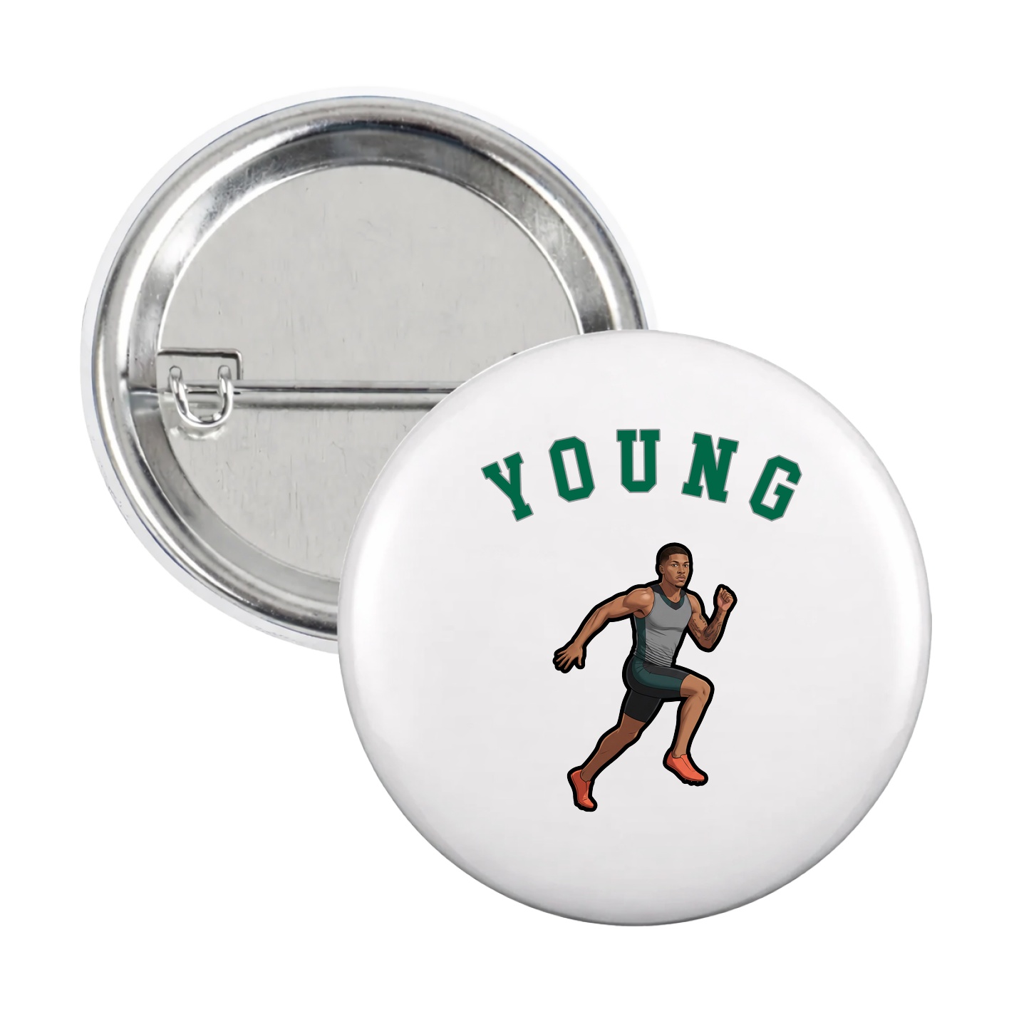 Game Day Button — Shirsey Arch in White