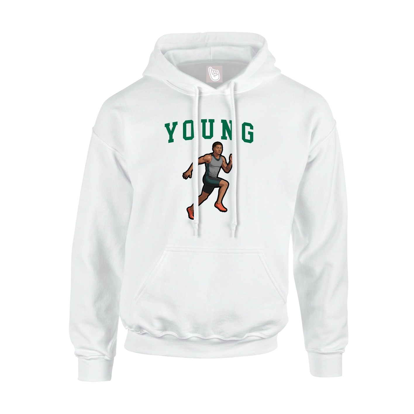Hoodie — Shirsey in White