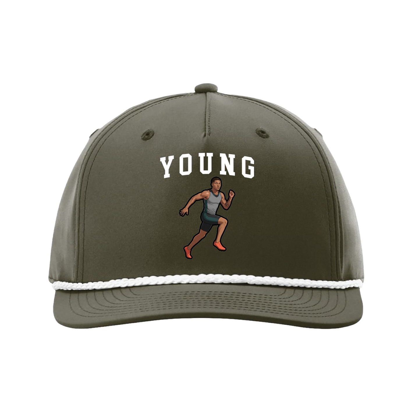 Five-Panel Classic Rope Cap — Shirsey in Green