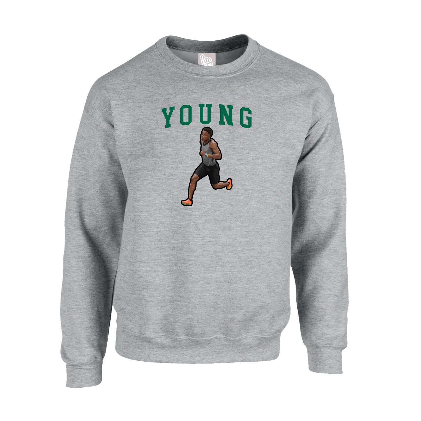 Fleece Crew — Shirsey in Grey