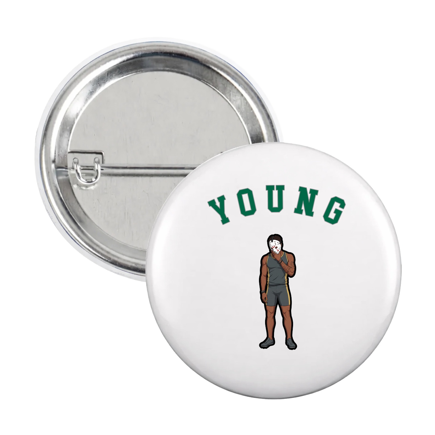 Game Day Button — Shirsey Arch in White