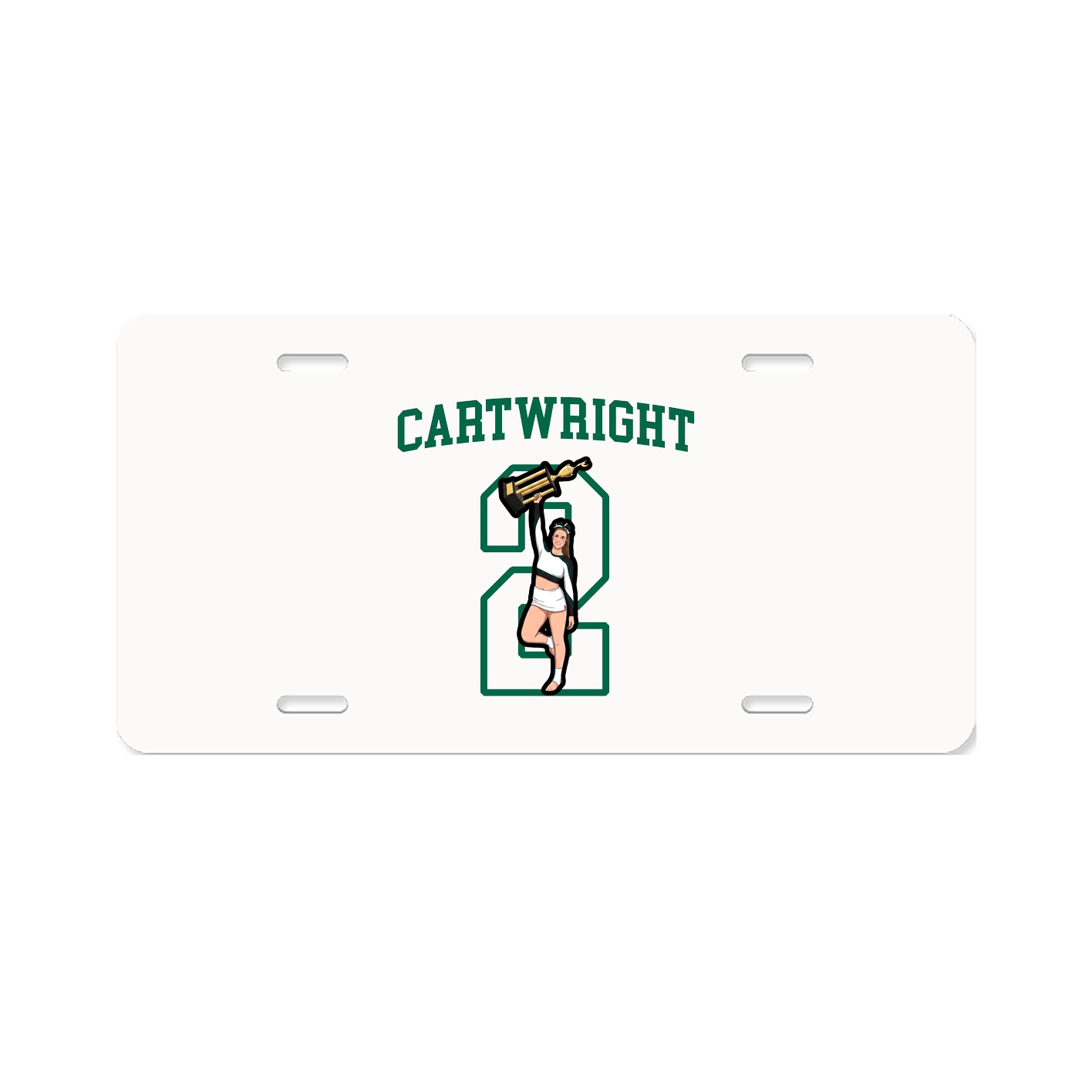 License Plate — Shirsey in Classic