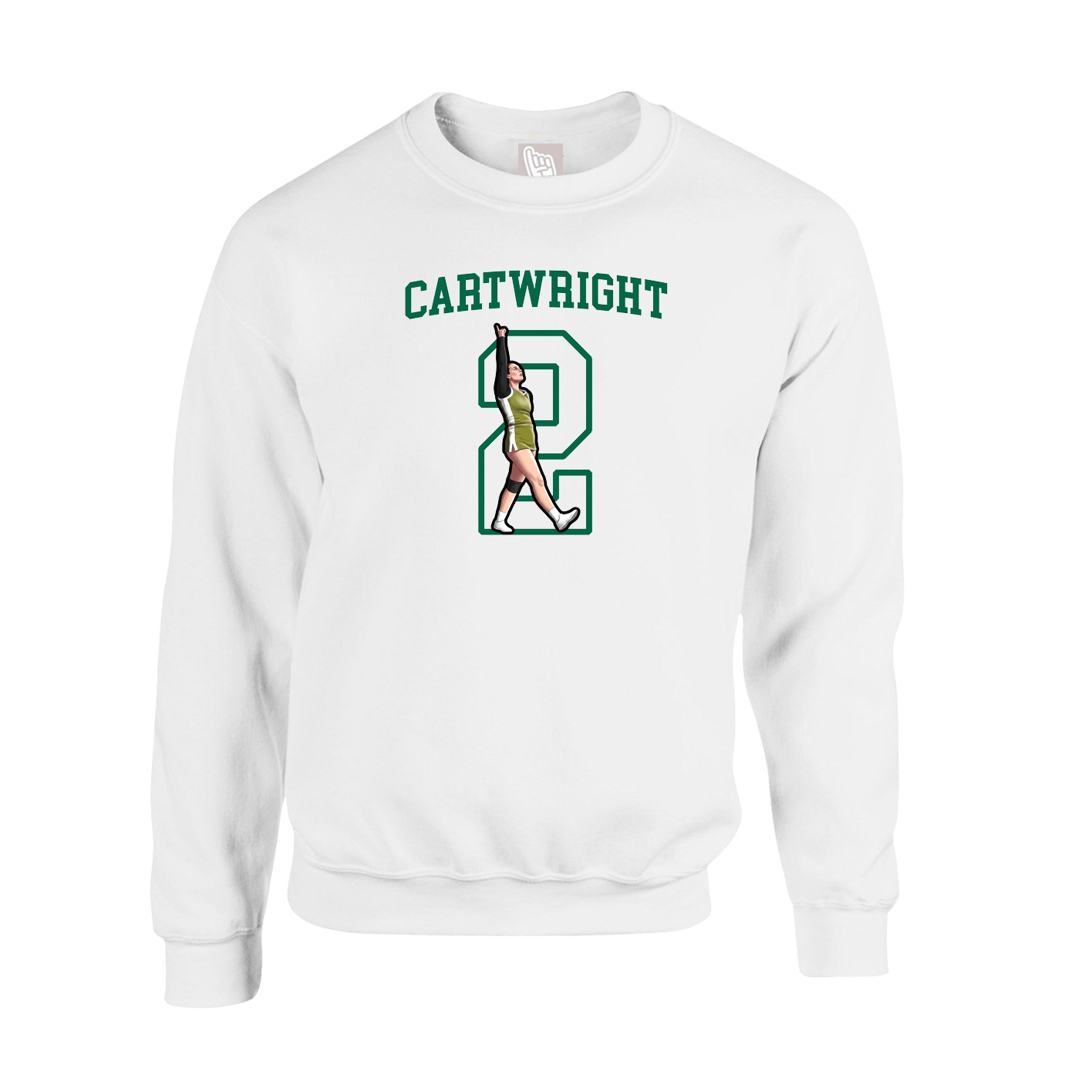 Fleece Crew — Shirsey in White