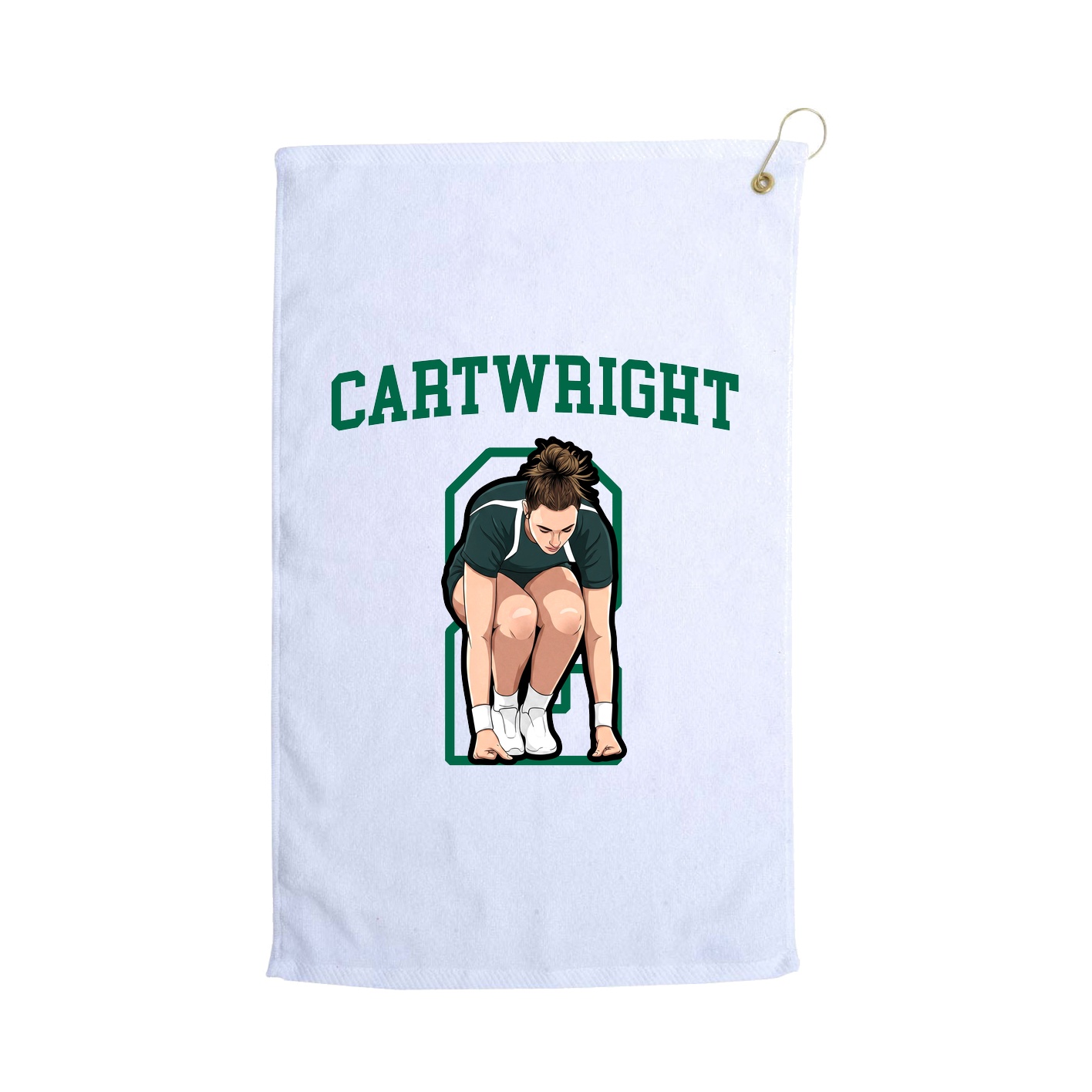 Golf Towel — Shirsey in White