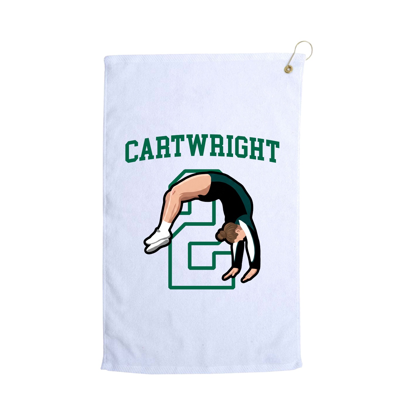 Golf Towel — Shirsey in White