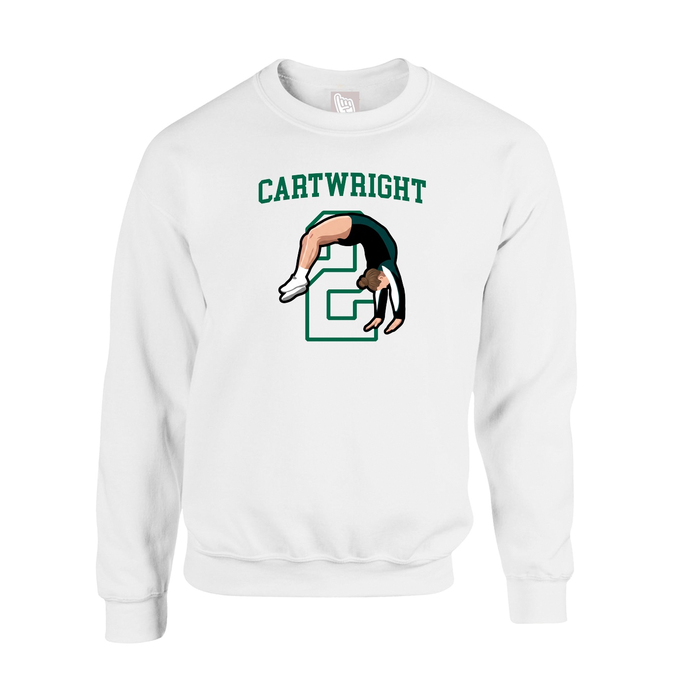 Fleece Crew — Shirsey in White