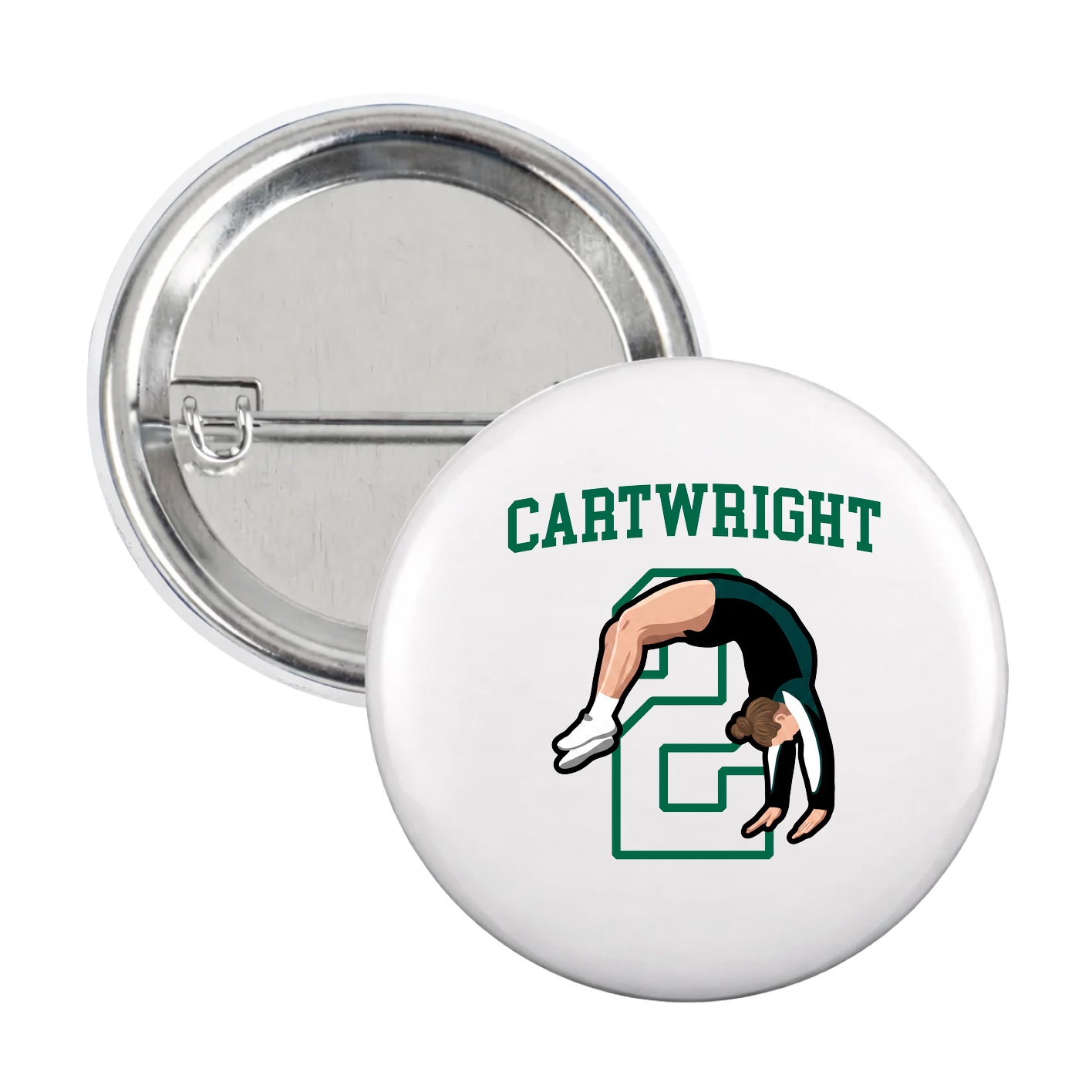 Game Day Button — Shirsey in White