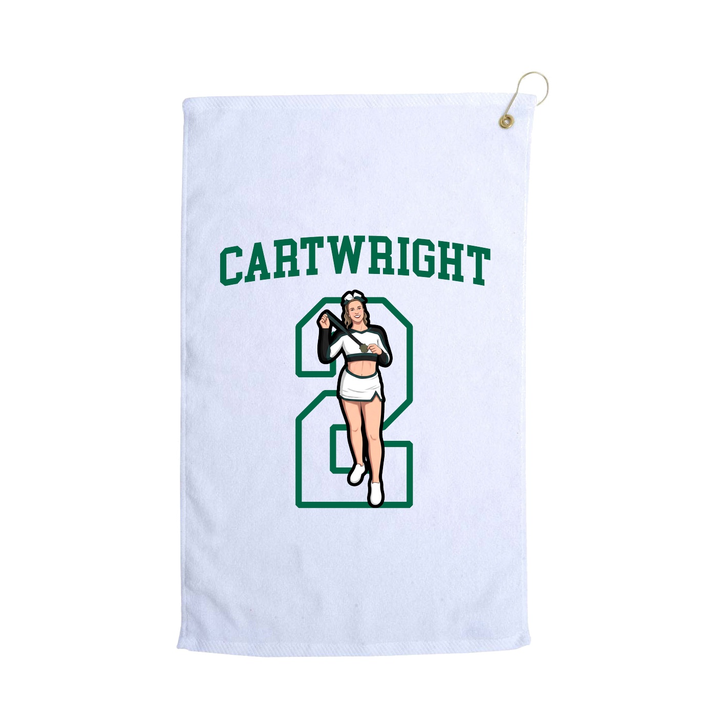 Golf Towel — Shirsey in White