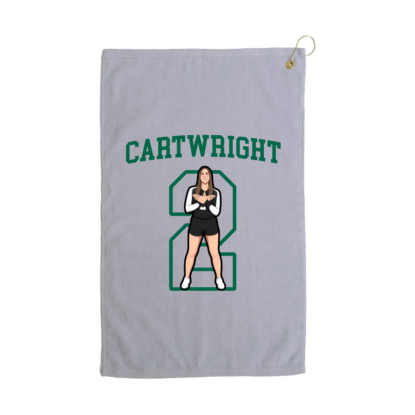 Golf Towel — Shirsey in Grey